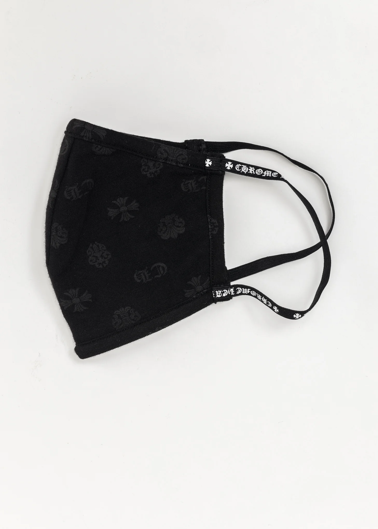 Black Chrome Hearts Monogram Mask - Image 3