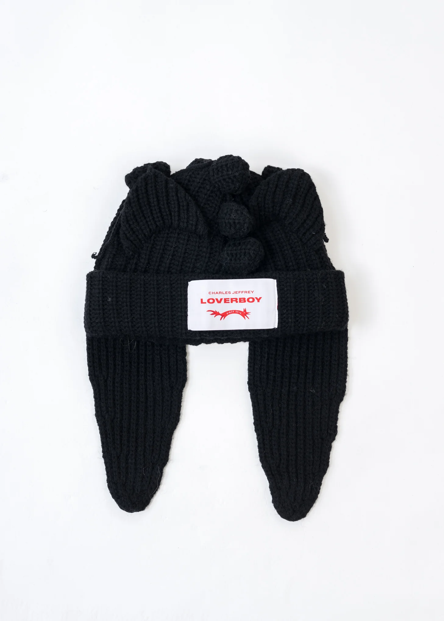 Black CHUNKY KIMERA BEANIE