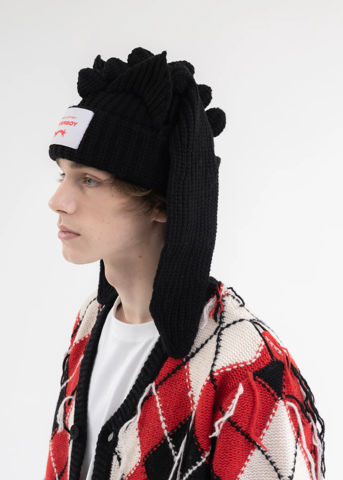 Black CHUNKY KIMERA BEANIE - Image 5