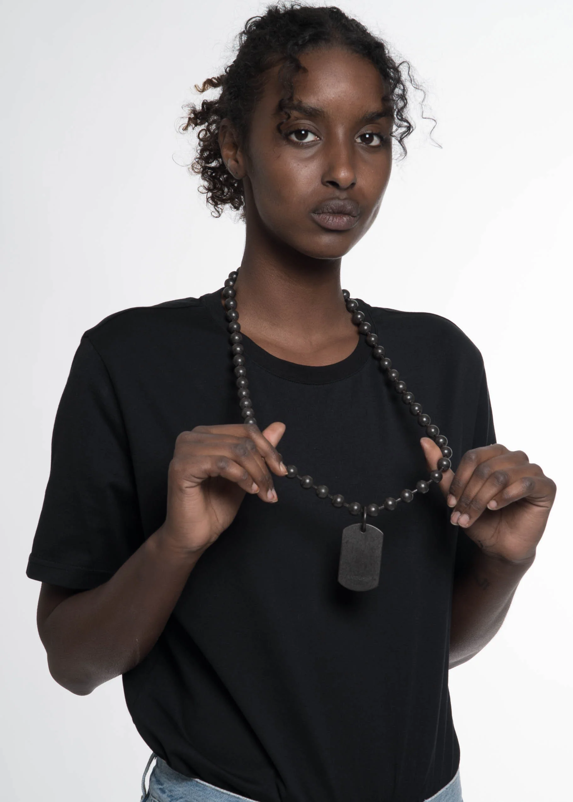 Black Classic Chain 4 Necklace (Limited Edition) - Image 2