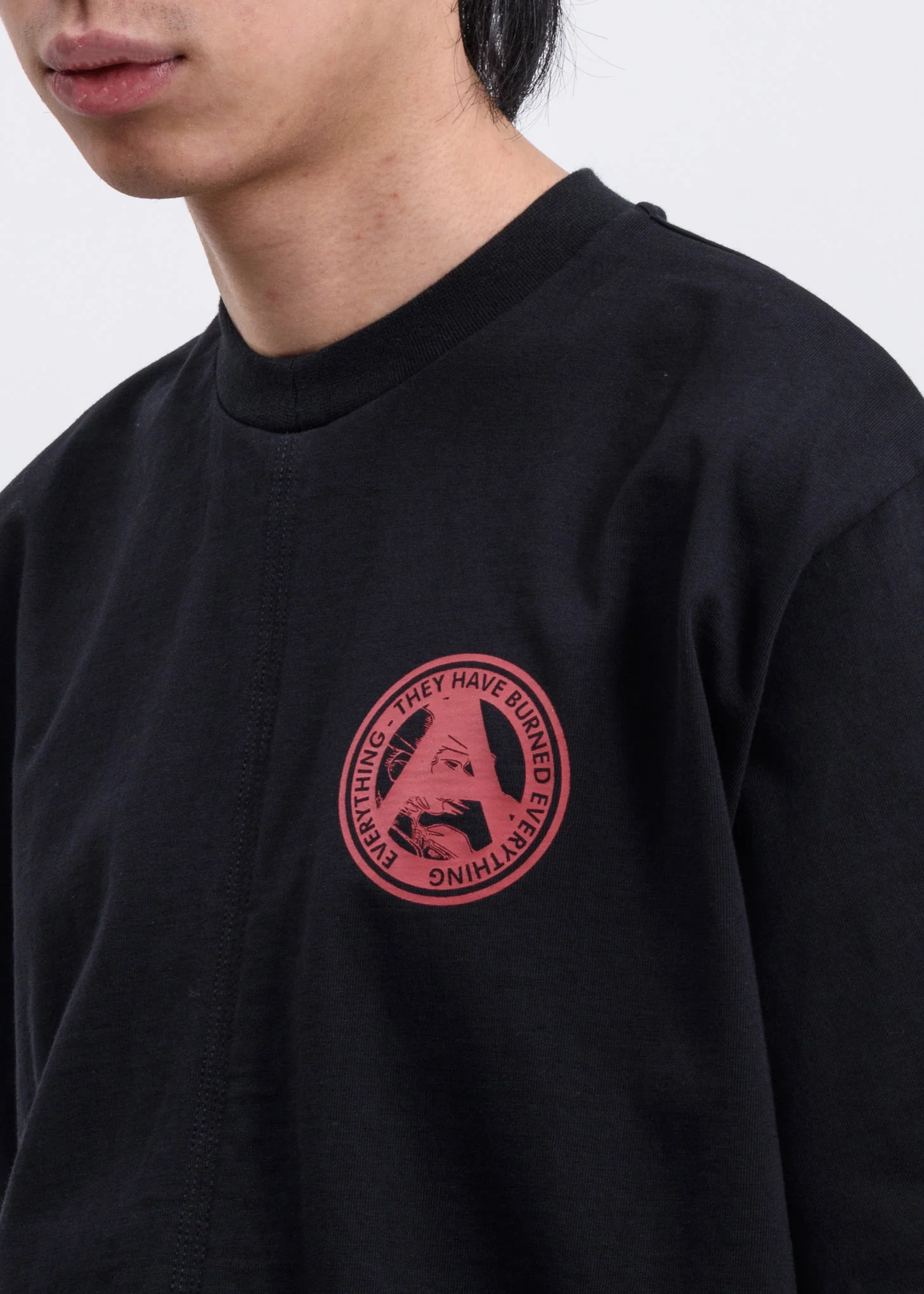 Black Clockwork Jersey T-Shirt - Image 2