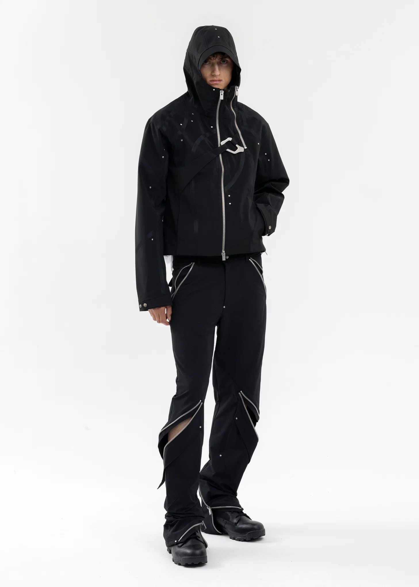 BLACK CLOISTERD TECHNICAL JACKET - Image 5
