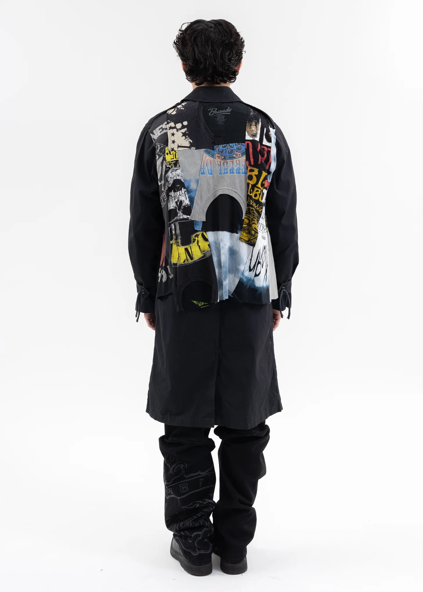 Collage Band Tee Coat -Style B