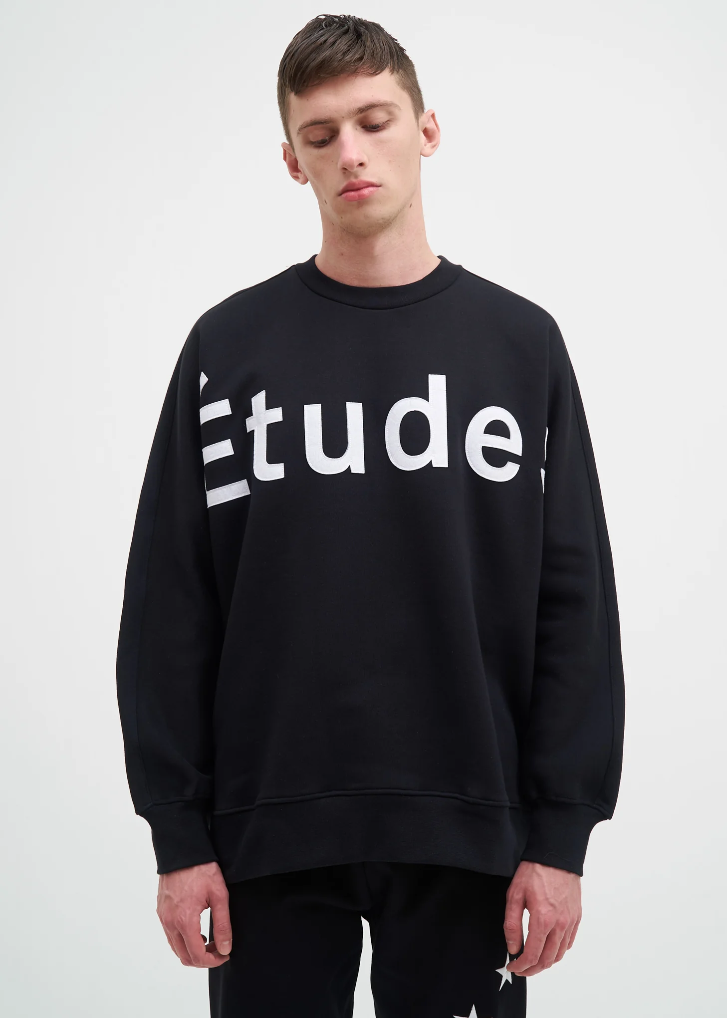 Black Color Etudes Sweatshirt