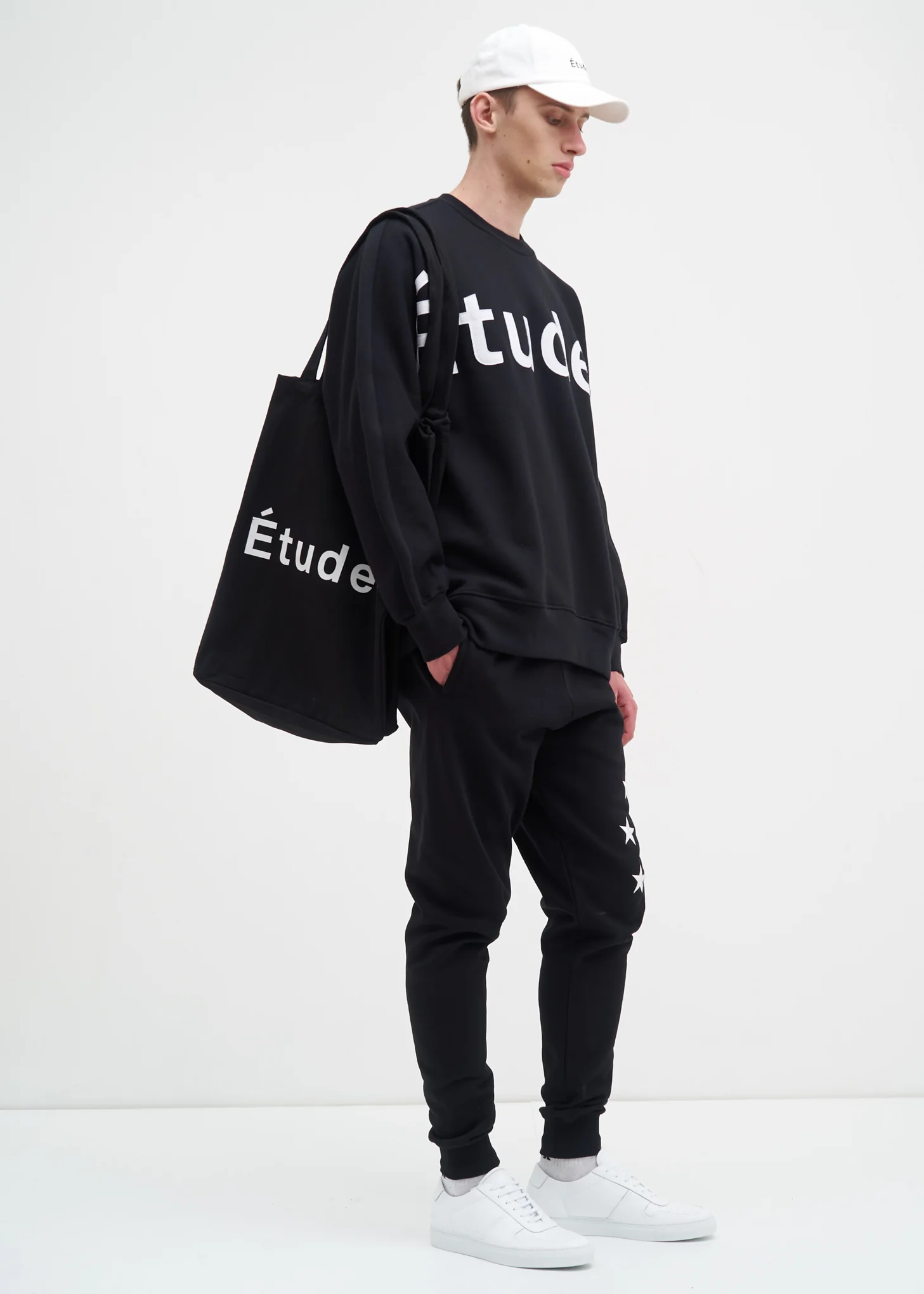 Black Color Etudes Sweatshirt - Image 2