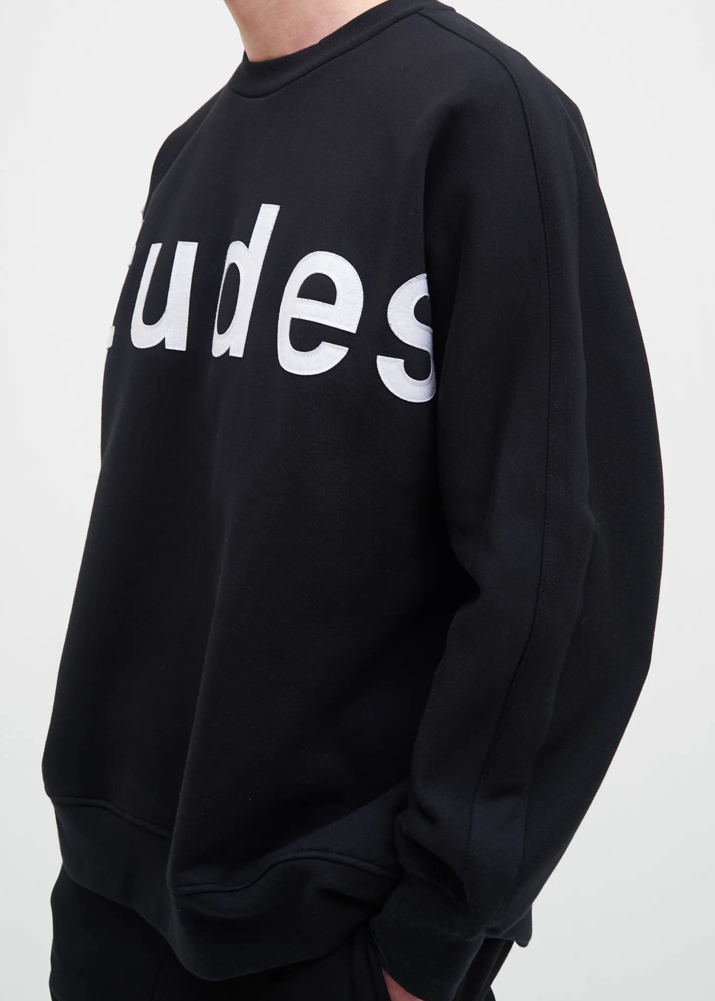 Black Color Etudes Sweatshirt - Image 6