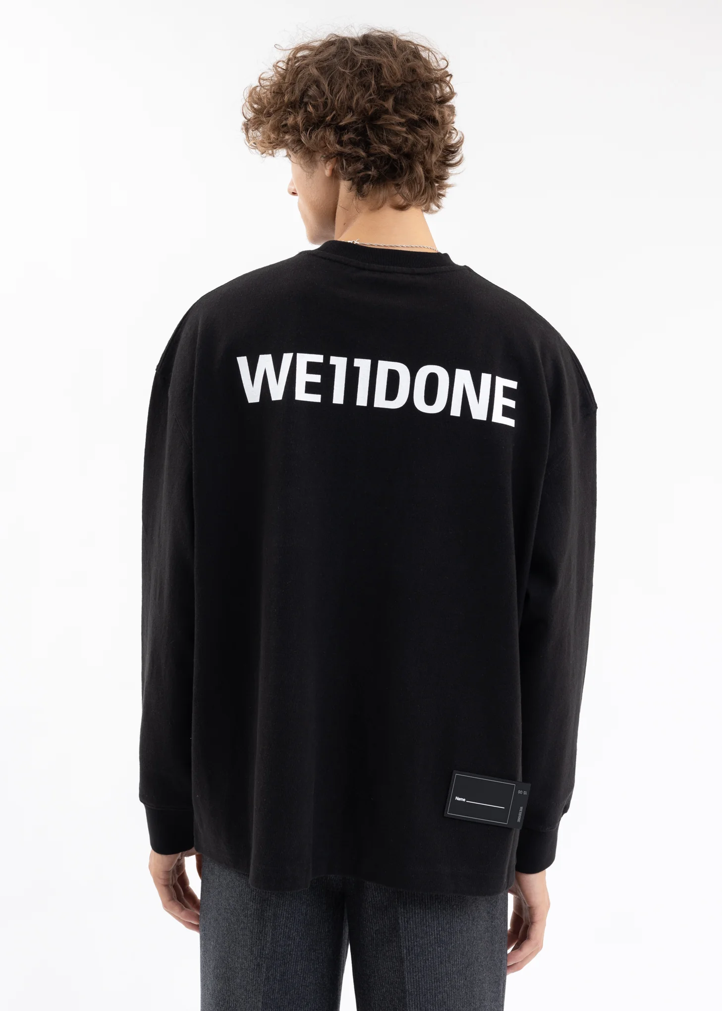 BLACK COLOR MOVIE COLLAGE LONG-SLEEVED T-SHIRT - Image 2