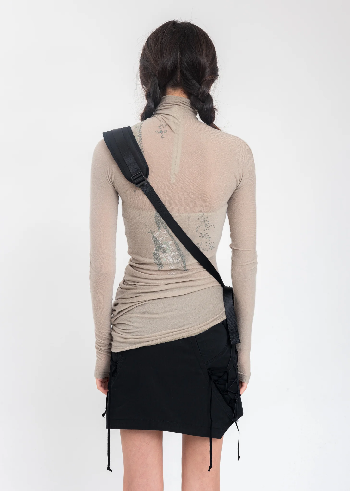 Black Convertible Cross Bag - Image 4