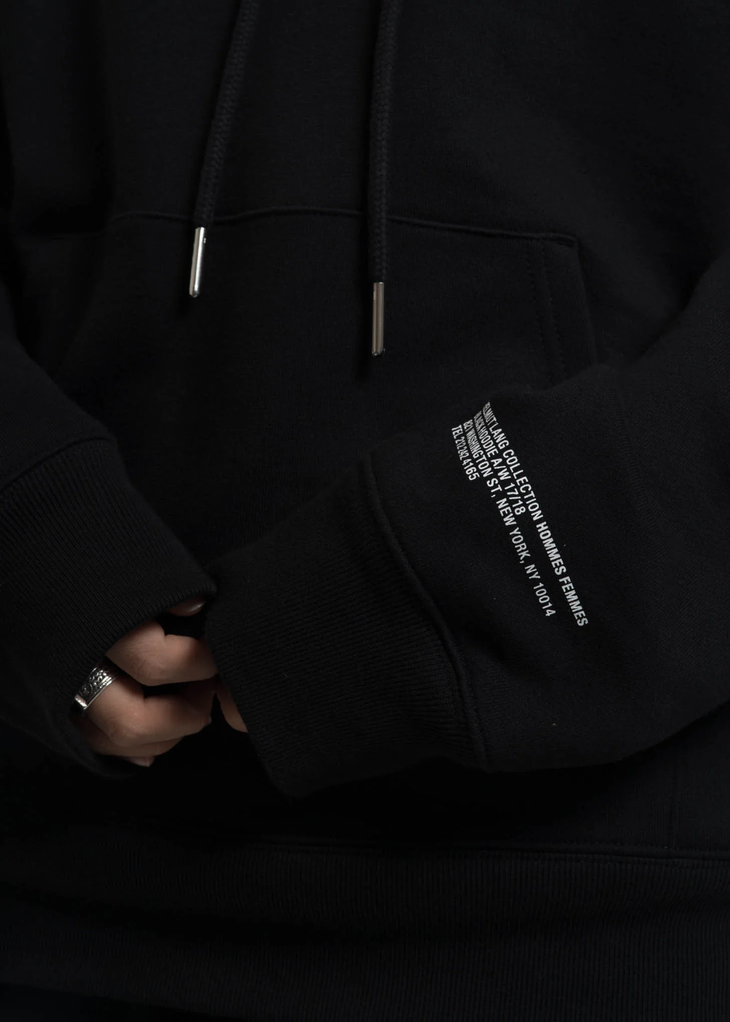 Black Copyright Hoodie - Image 2