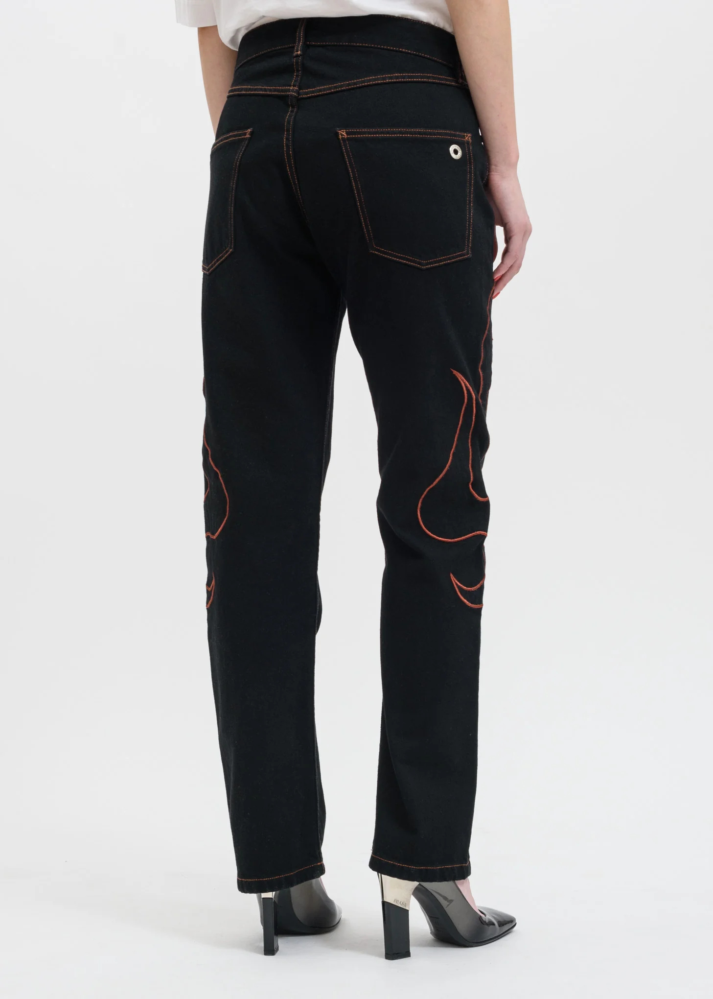 Black Corner Western Jeans - Image 2