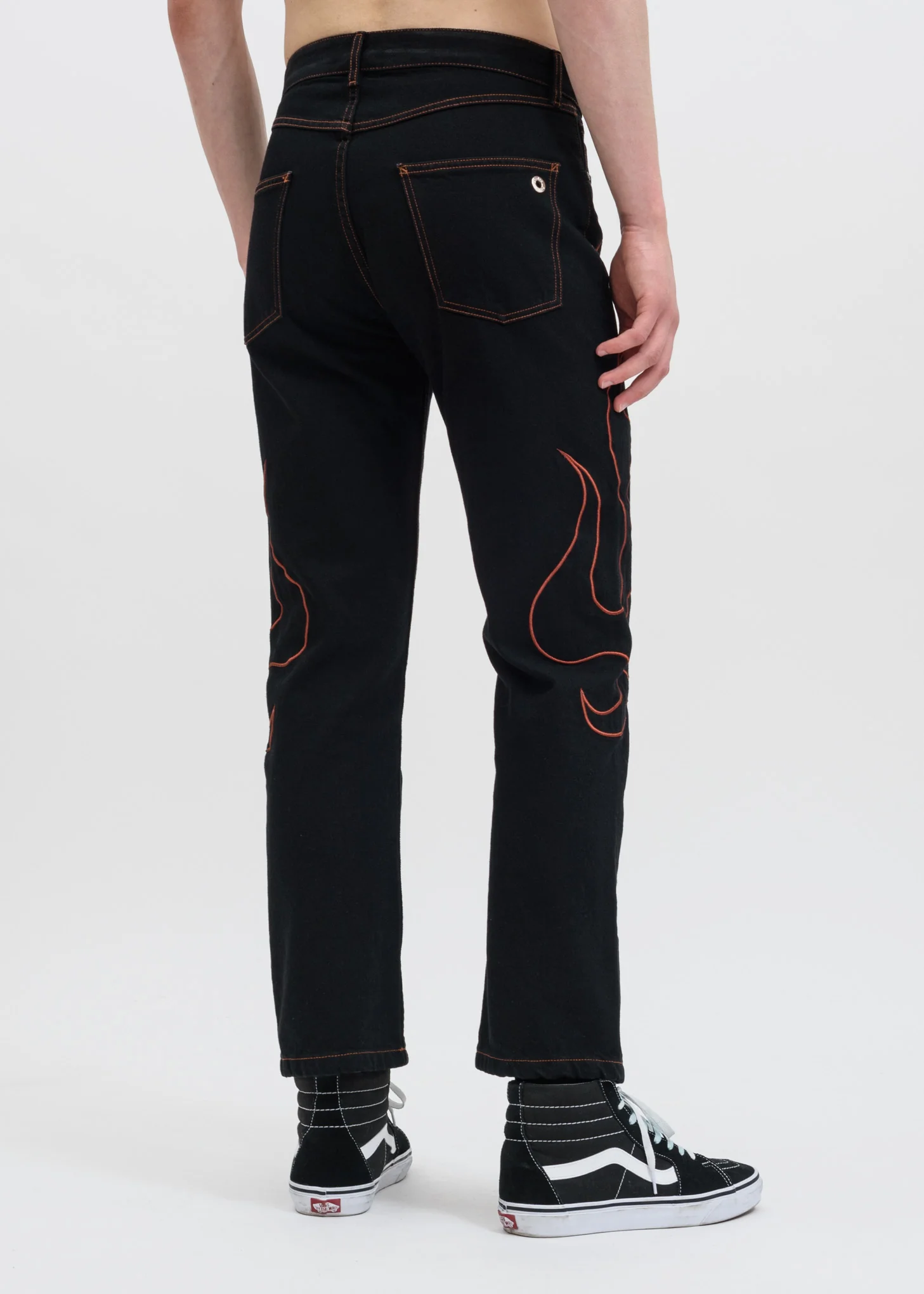Black Corner Western Jeans - Image 3