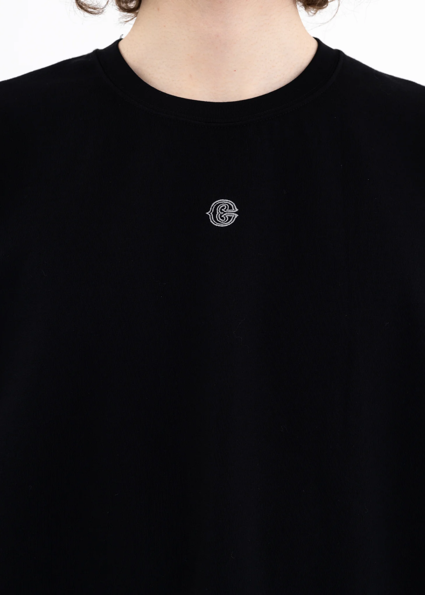 Black â€œCorrosion Club Badgeâ€ Wrinkled T-shirt - Image 4