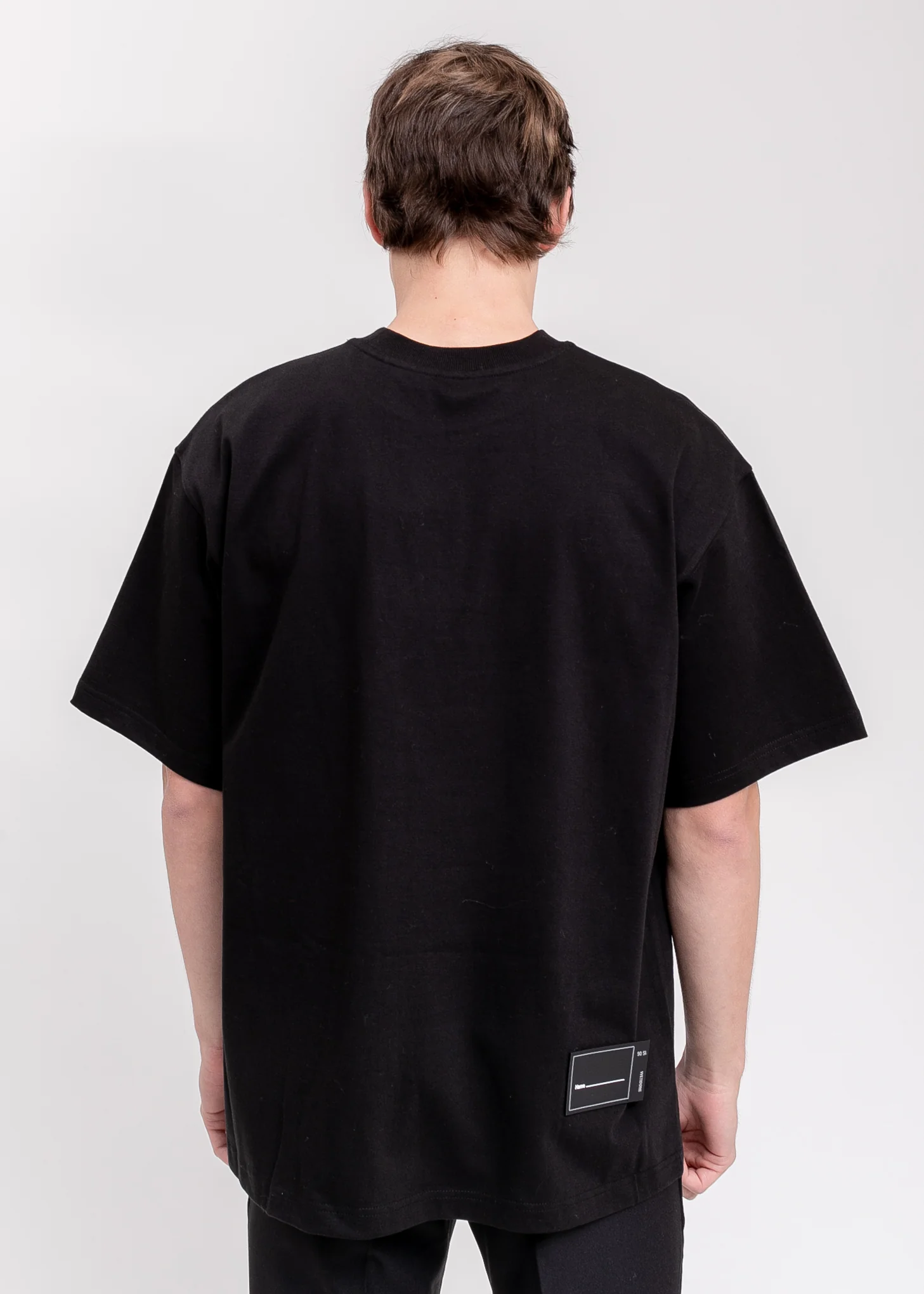 Black Cotton WD Logo T-Shirt - Image 4