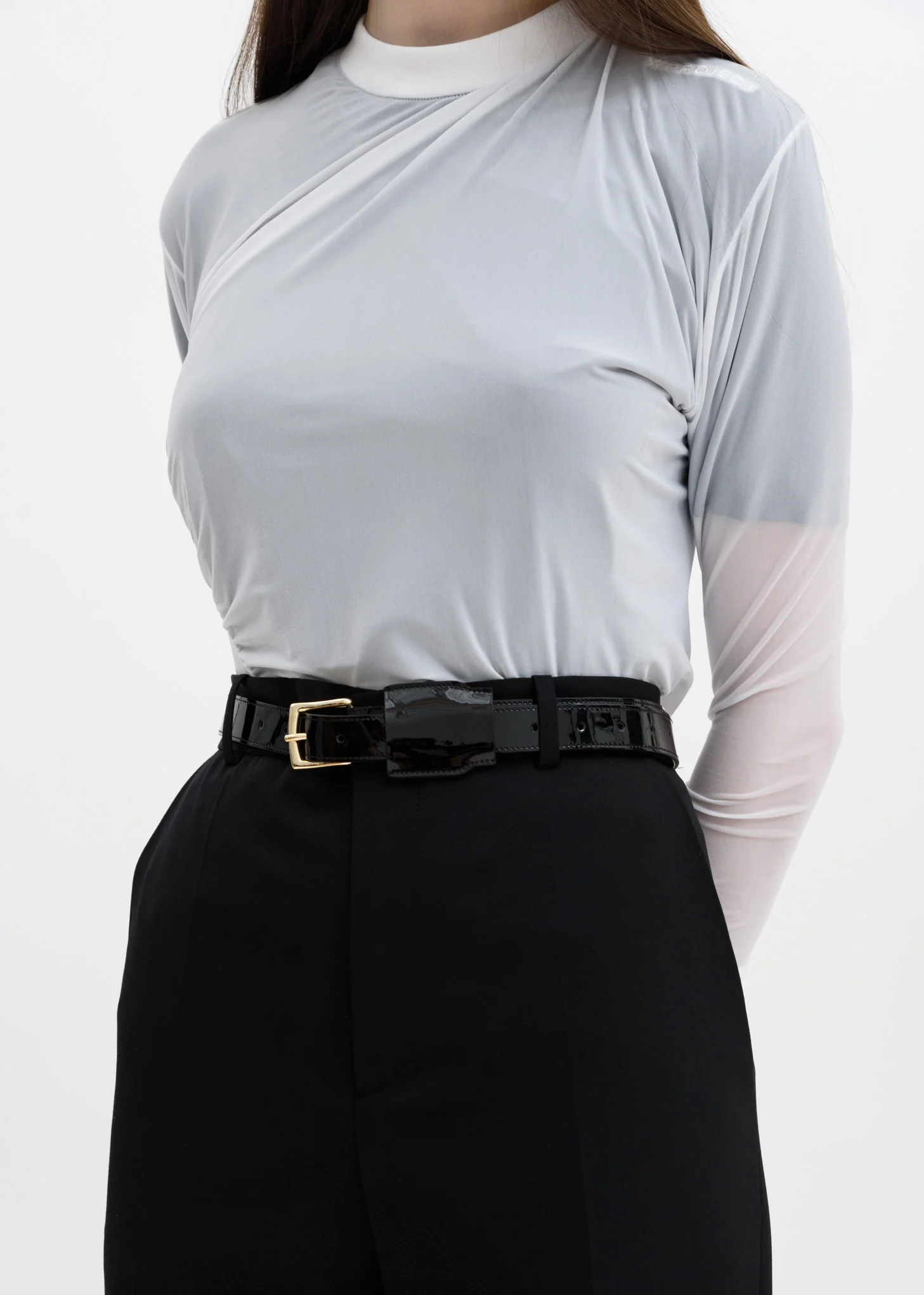 Black Covered Belt - Image 2