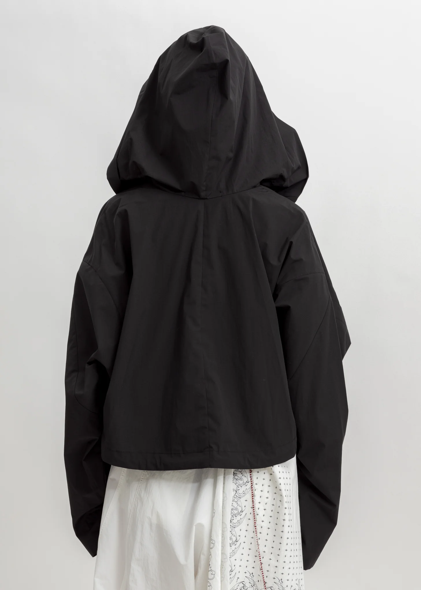 Black Cropped Blouson - Image 4