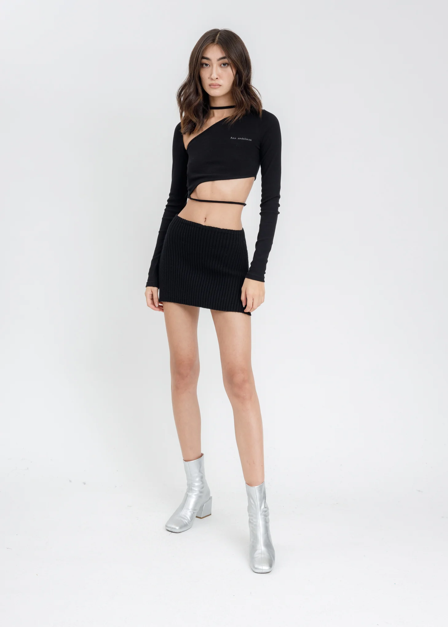 Black Cropped Long Sleeves - Image 5