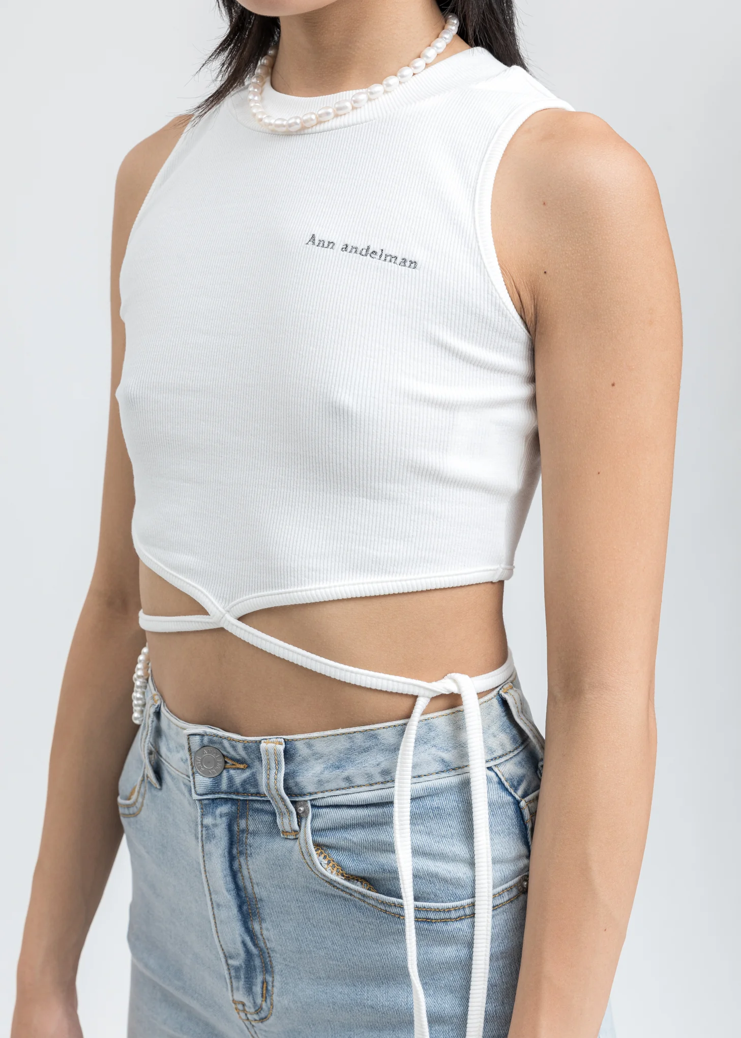 White Cropped Top - Image 4