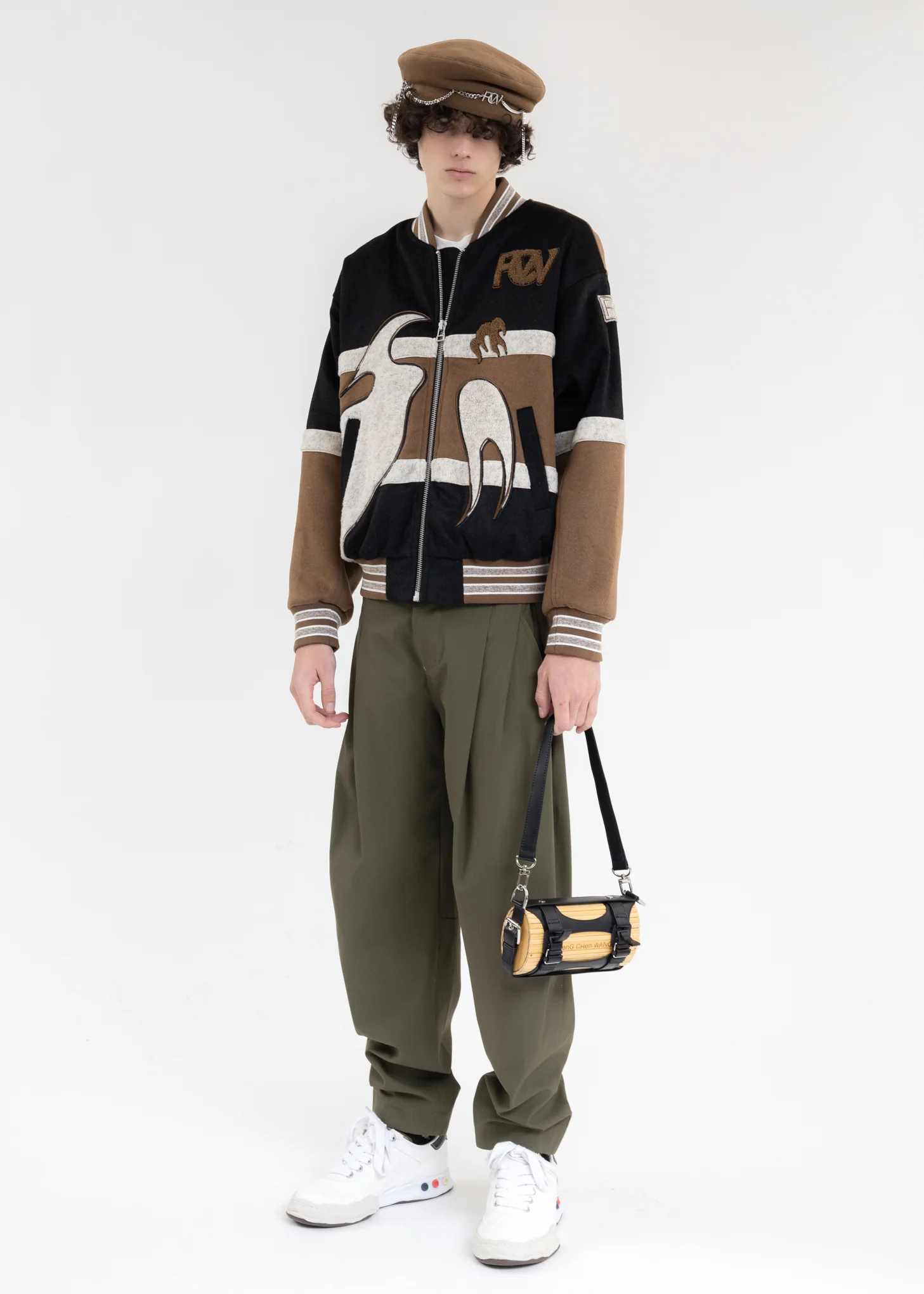 Black Cross Big Bamboo Bag - Image 5