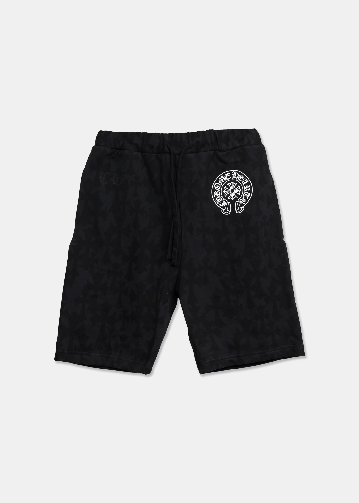Black Cross Camo  Chrome Hearts Logo Short