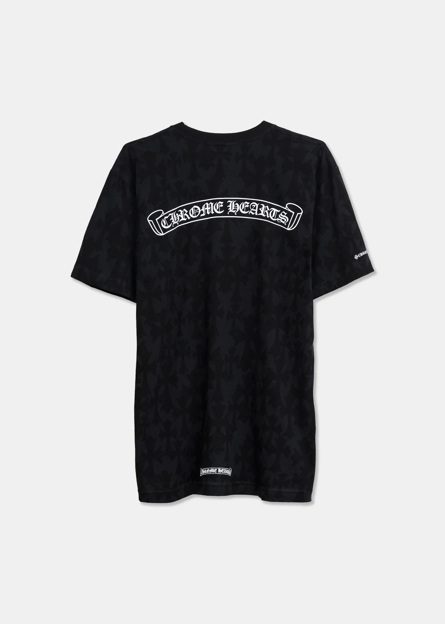 Black Cross Camo  Chrome Hearts Logo T-Shirt - Image 2