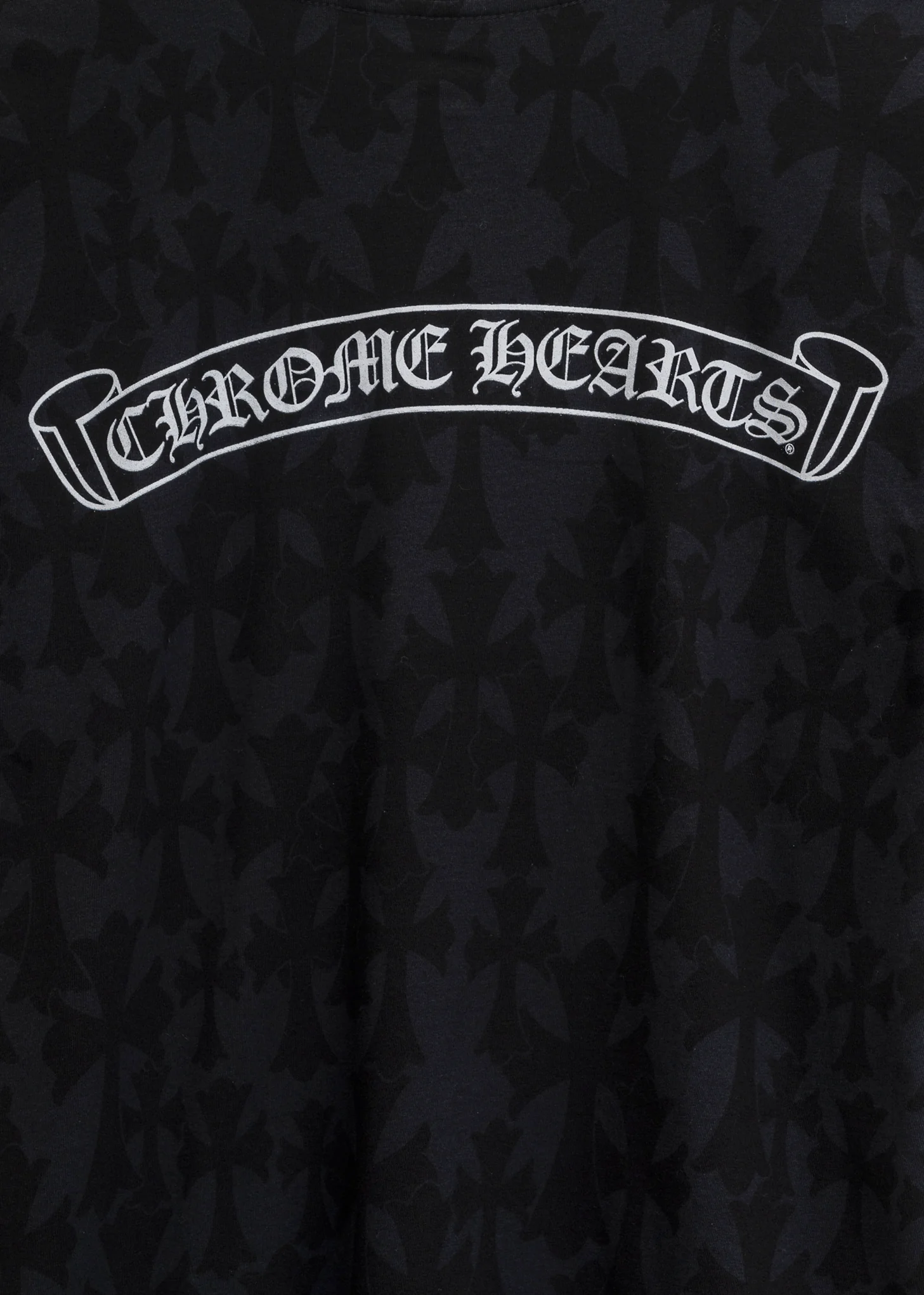Black Cross Camo  Chrome Hearts Logo T-Shirt - Image 5