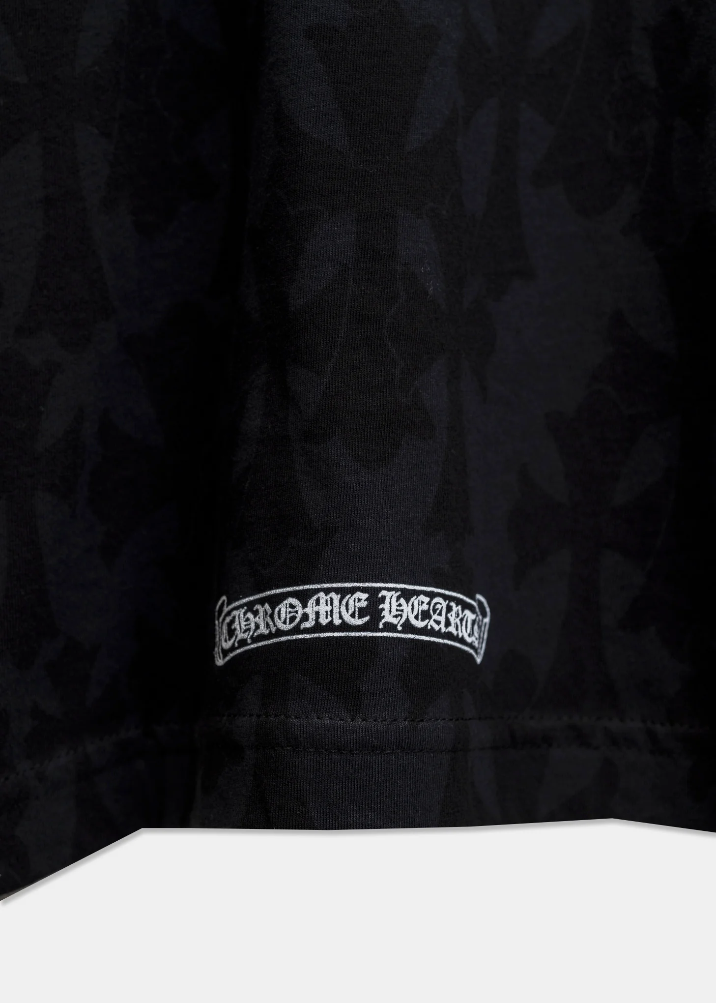 Black Cross Camo  Chrome Hearts Logo T-Shirt - Image 6
