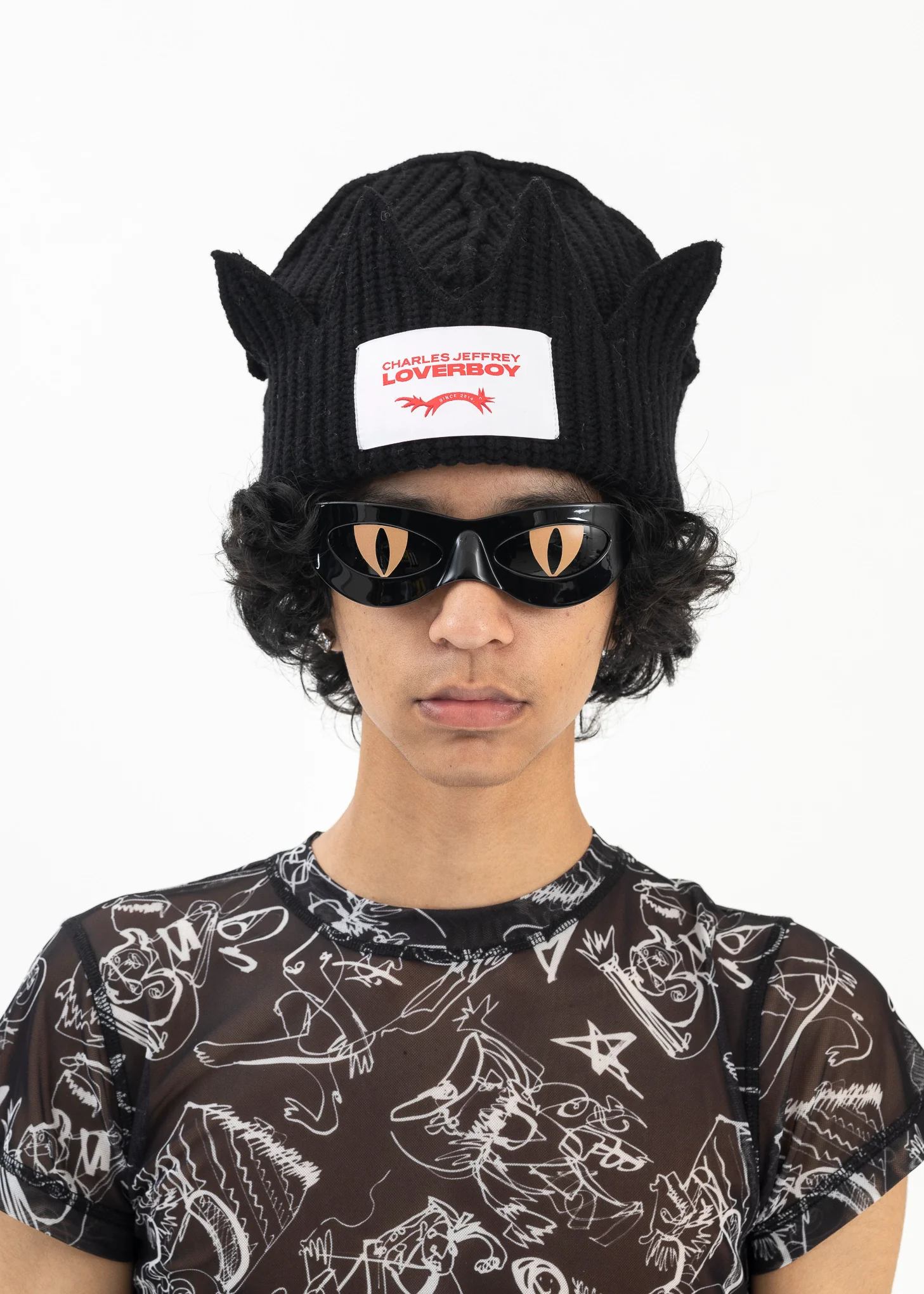 BLACK CROWN BEANIE - Image 5