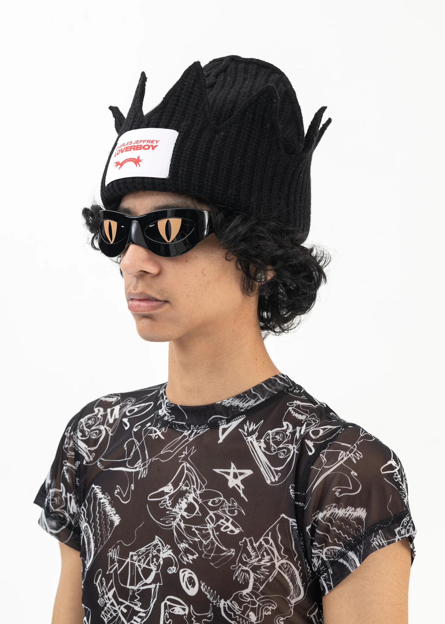 BLACK CROWN BEANIE - Image 6
