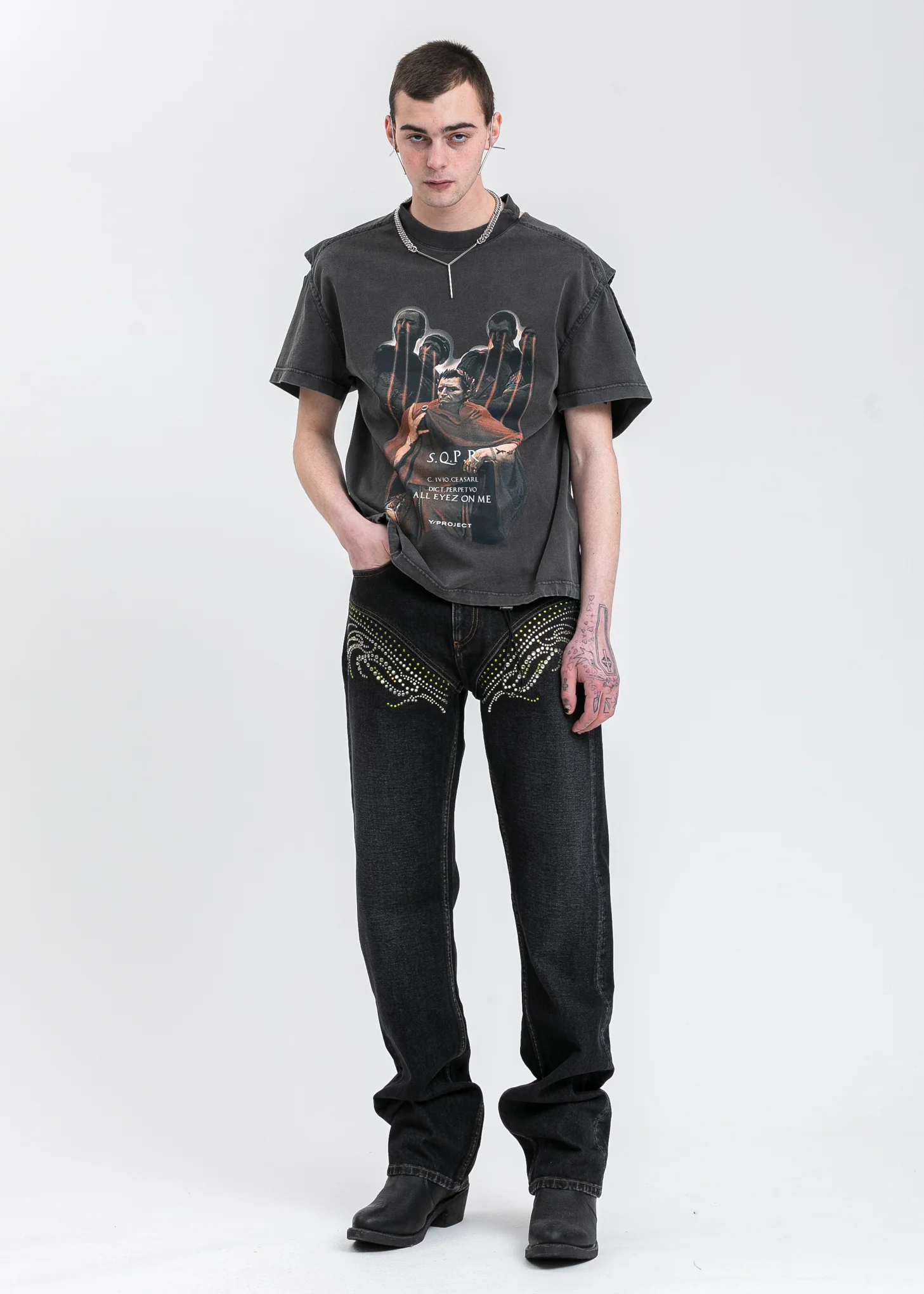 Black Crystal Jeans - Image 5