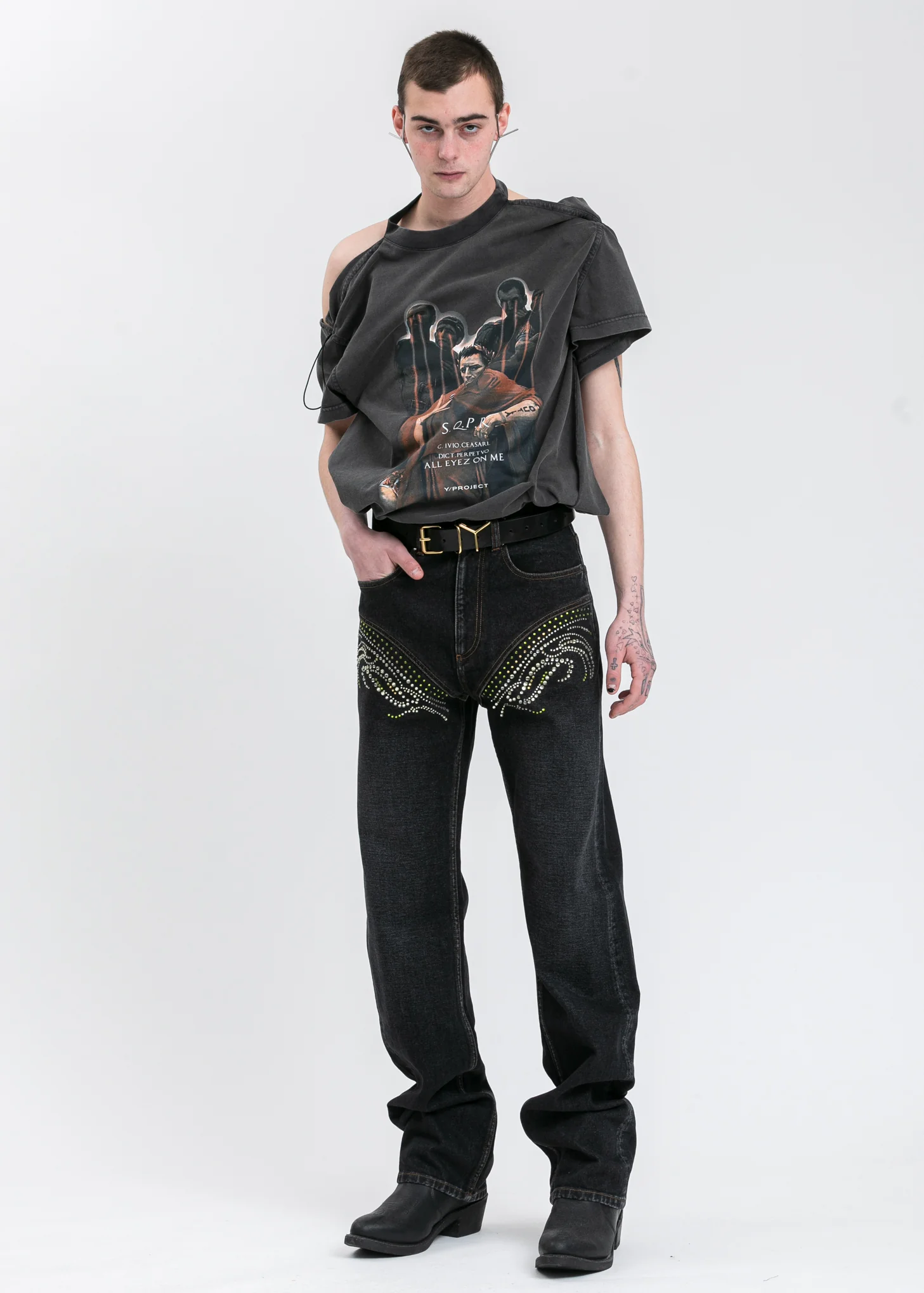 Black Crystal Jeans - Image 6