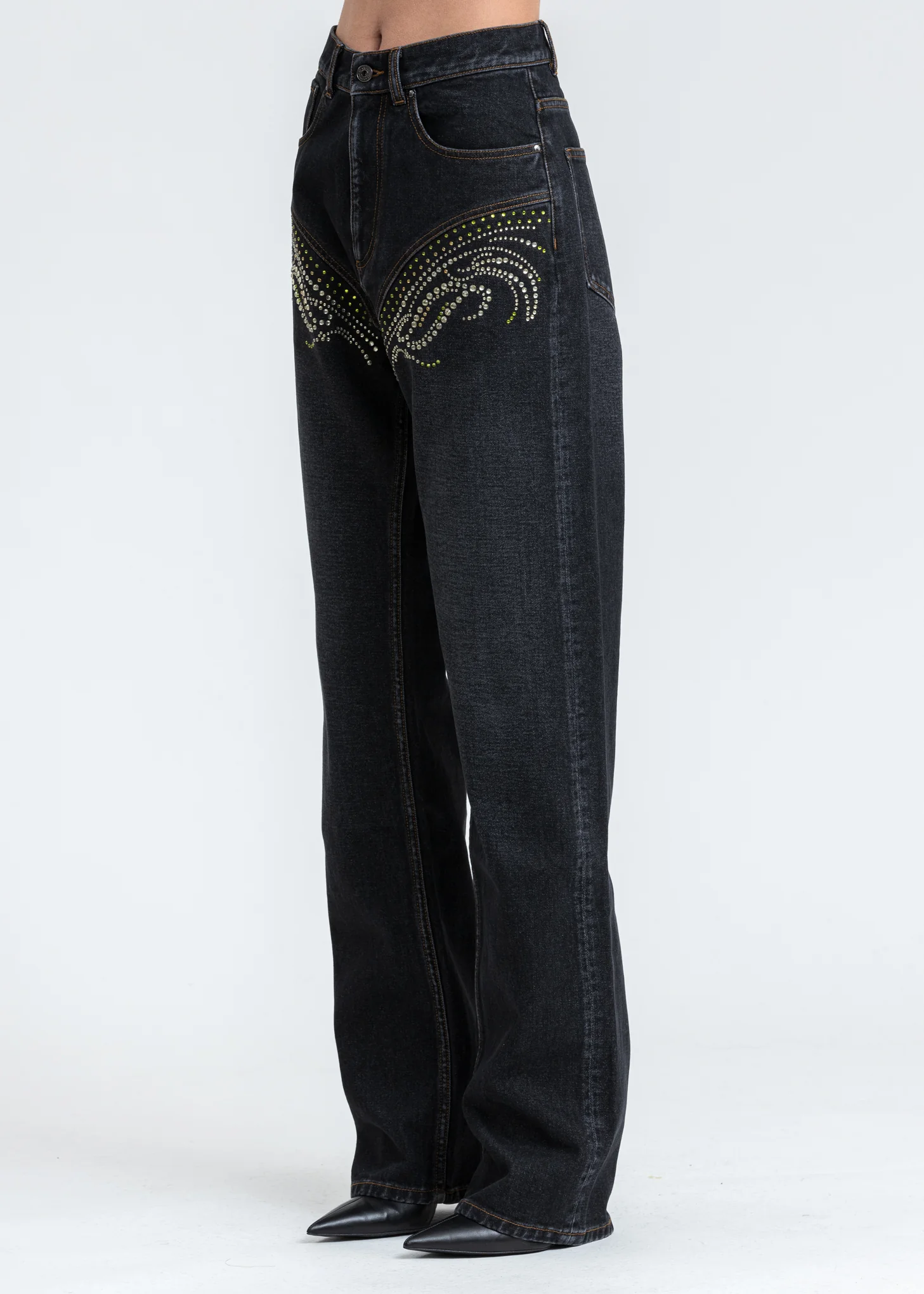 Black Crystal Jeans - Image 3