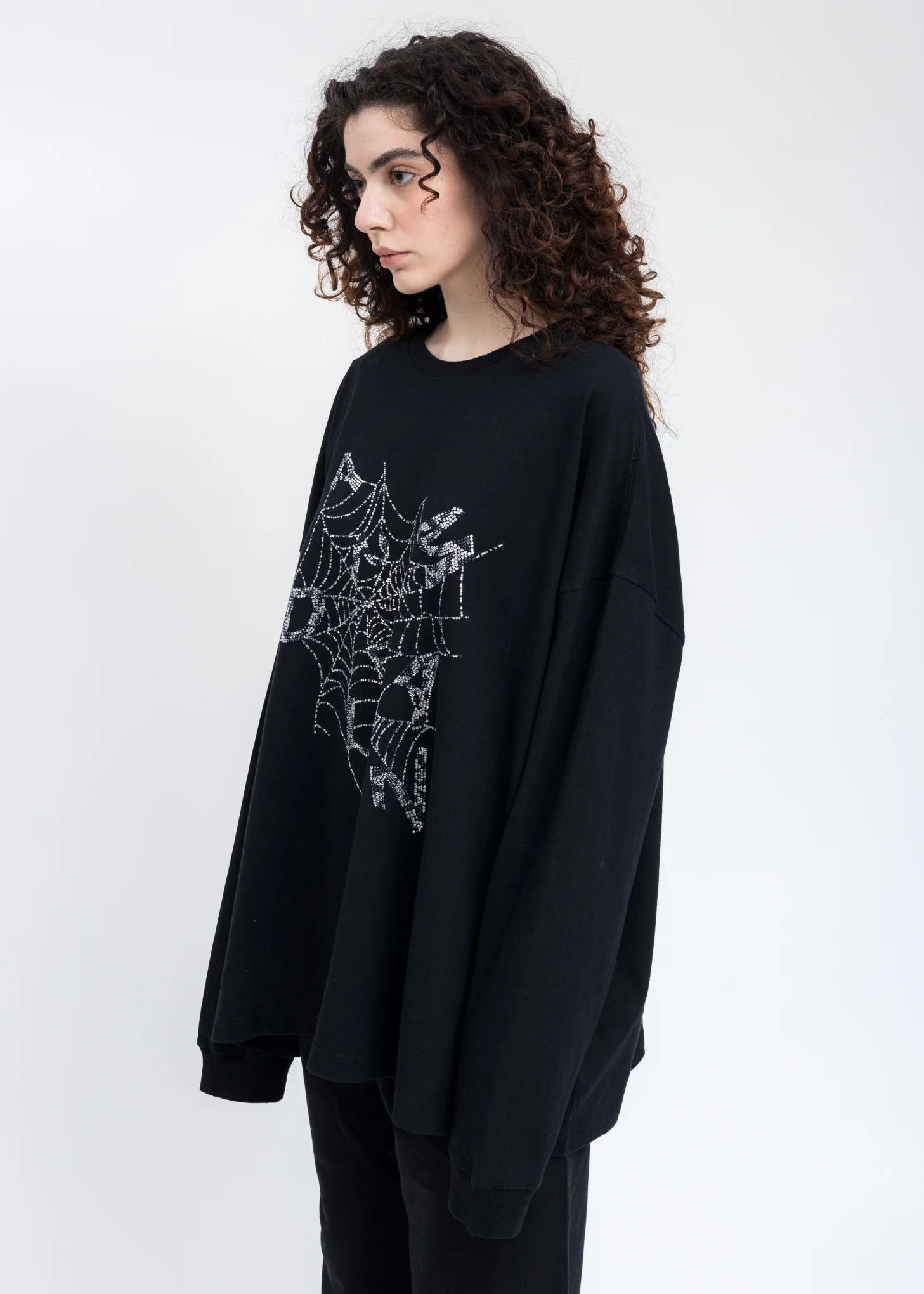 Black Crystal Spider Cob Long Sleeves - Image 3
