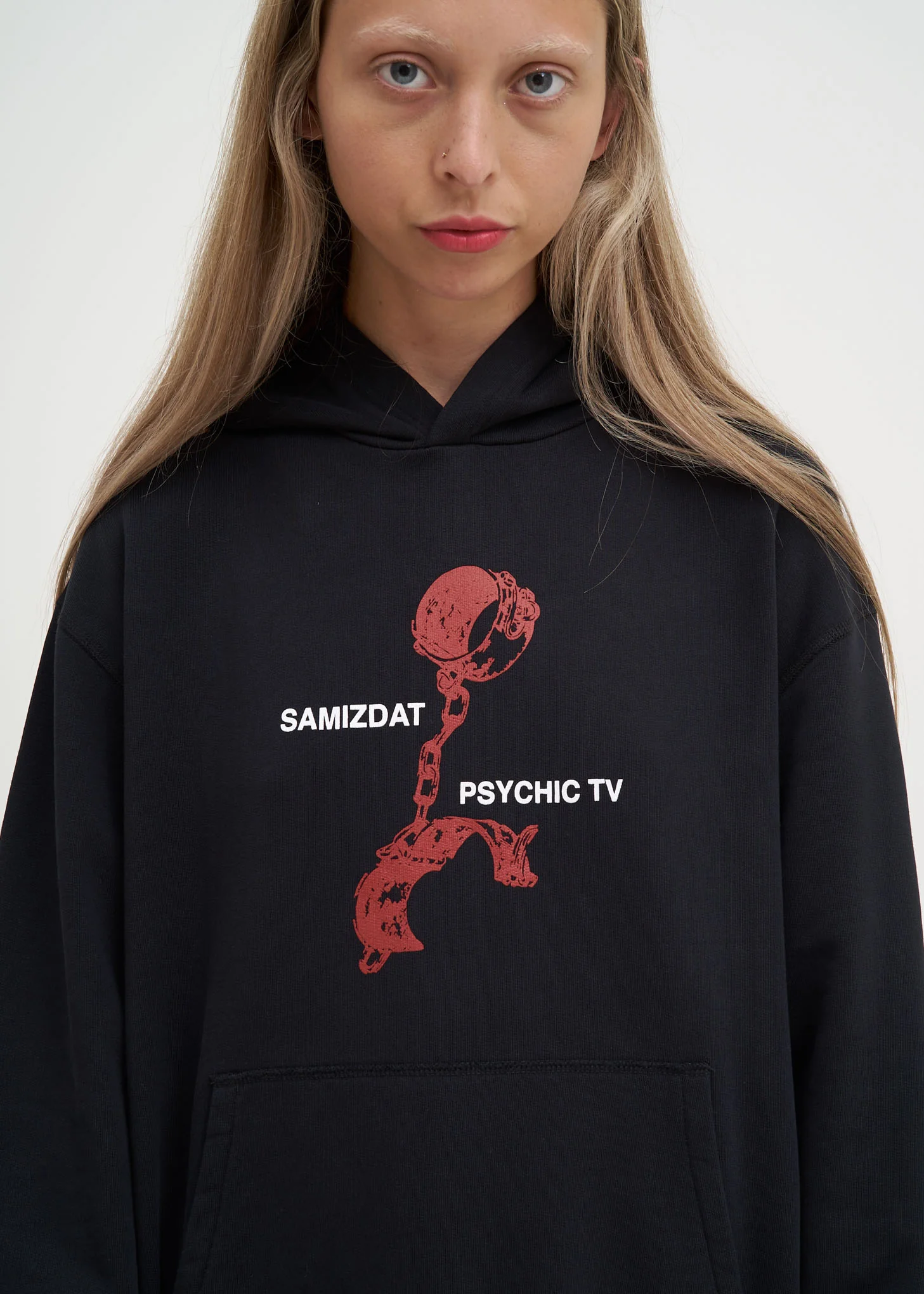 Black Cuff Hoodie - Image 3
