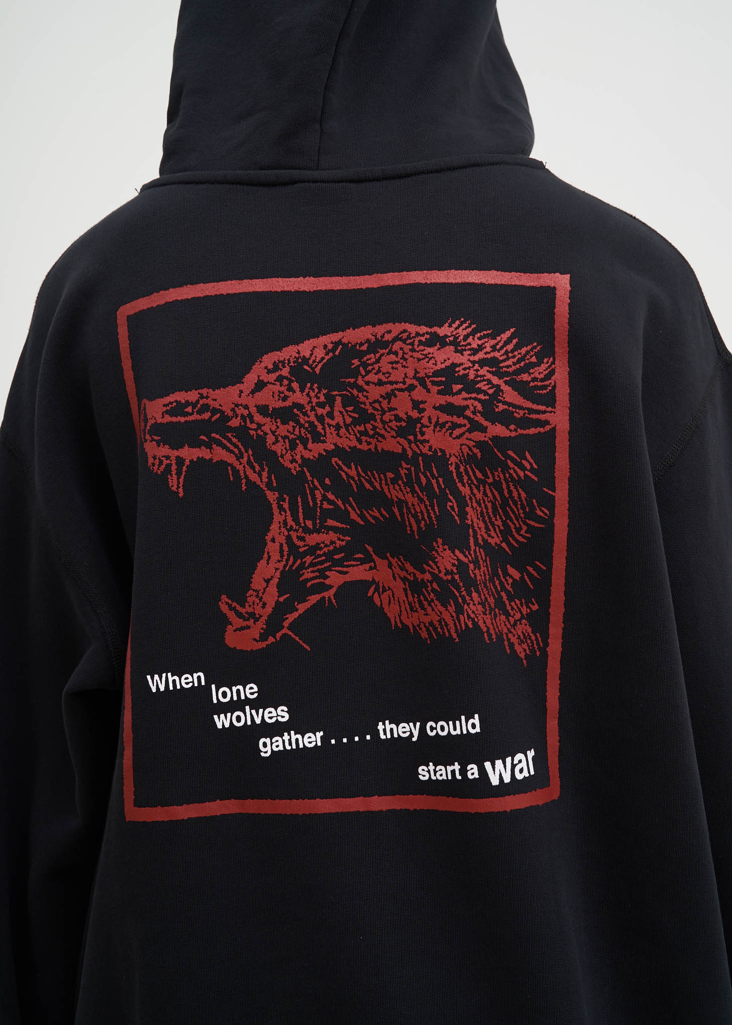 Black Cuff Hoodie - Image 4