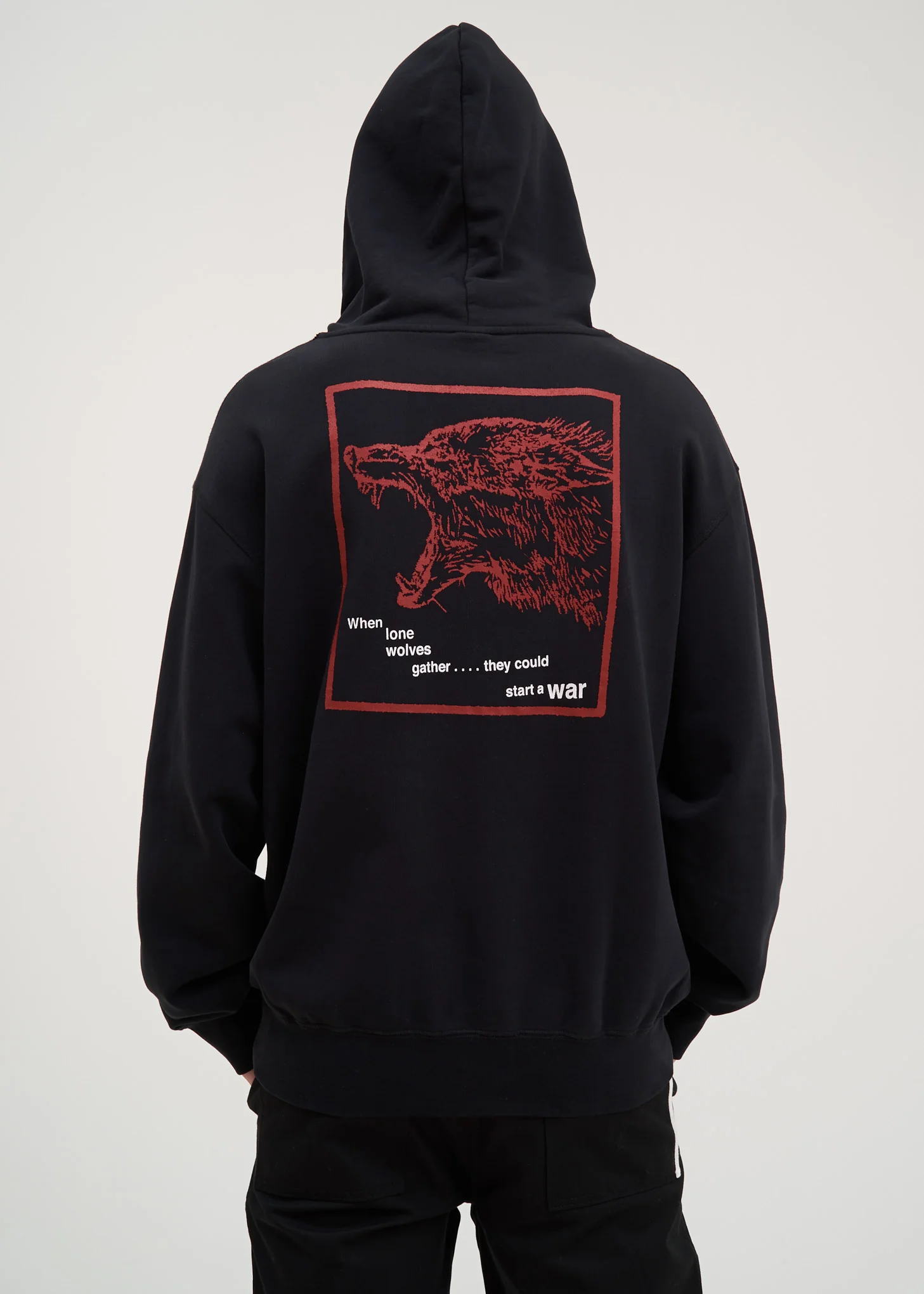 Black Cuff Hoodie - Image 2