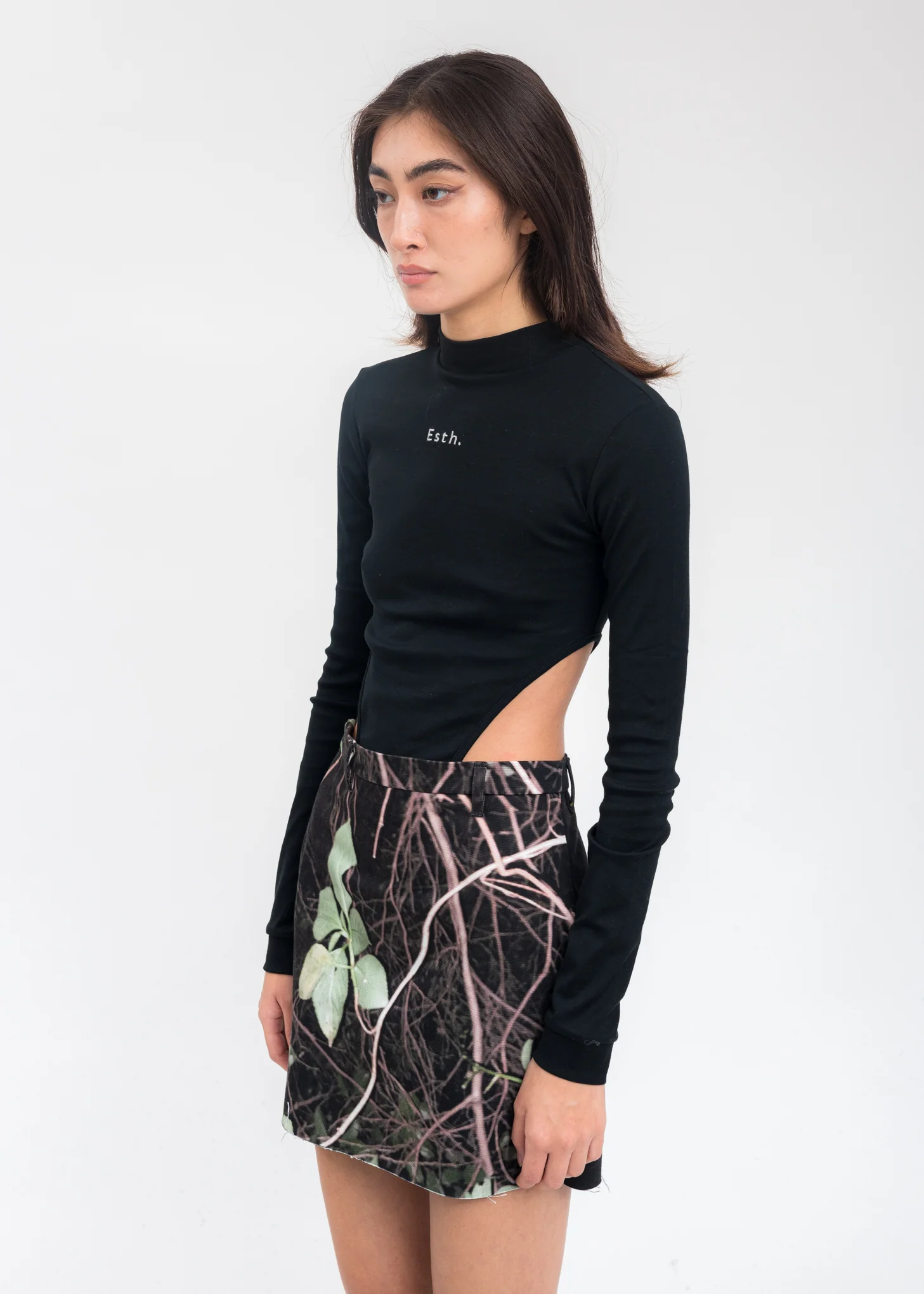 Black Cut Out Body Suit - Image 3