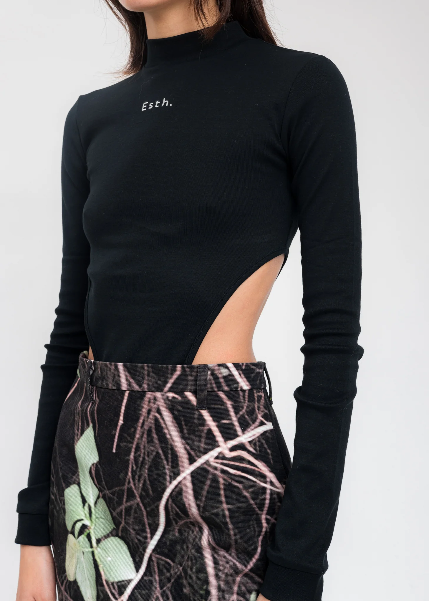 Black Cut Out Body Suit - Image 4