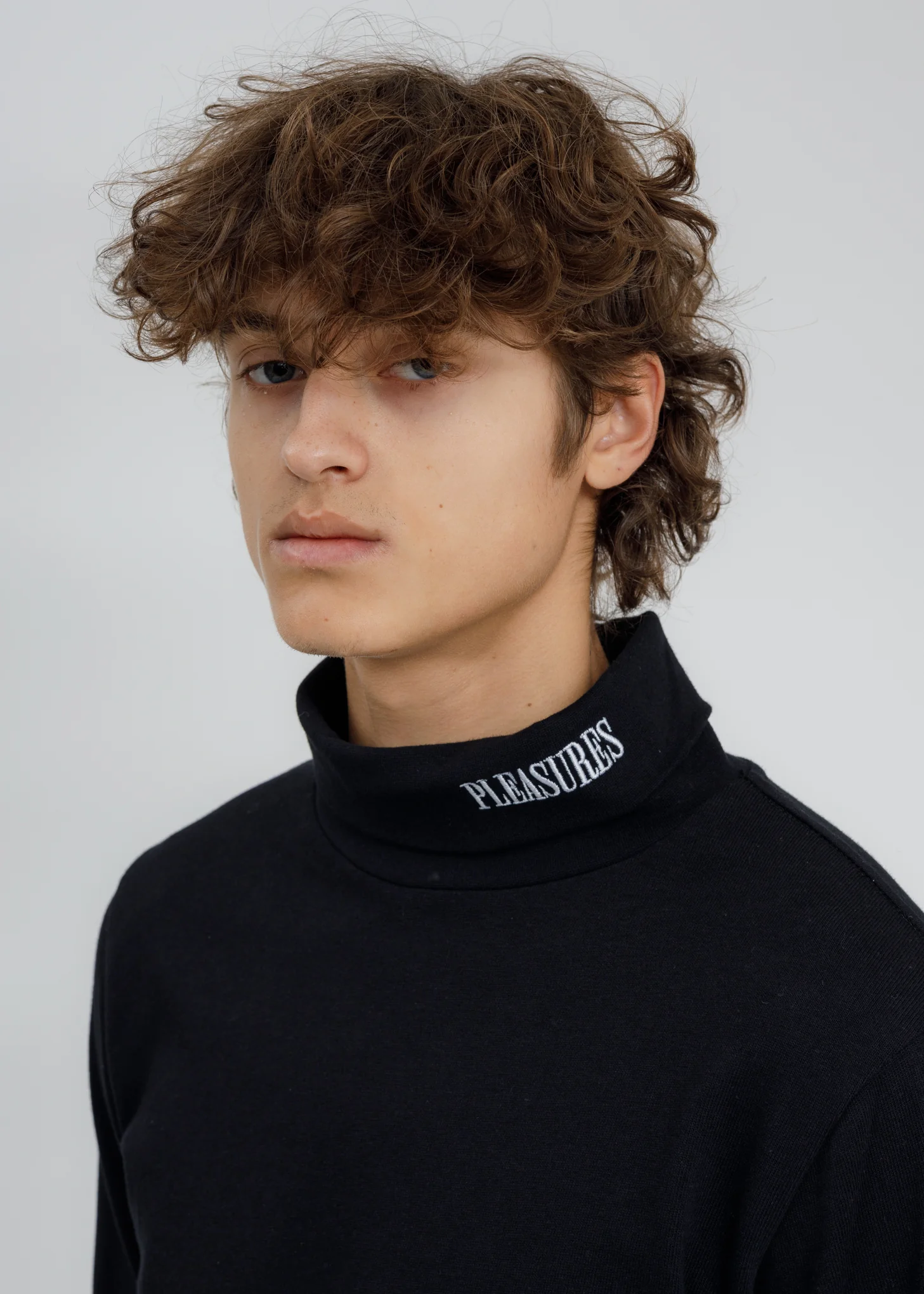 Black Cut Here Turtleneck - Image 2