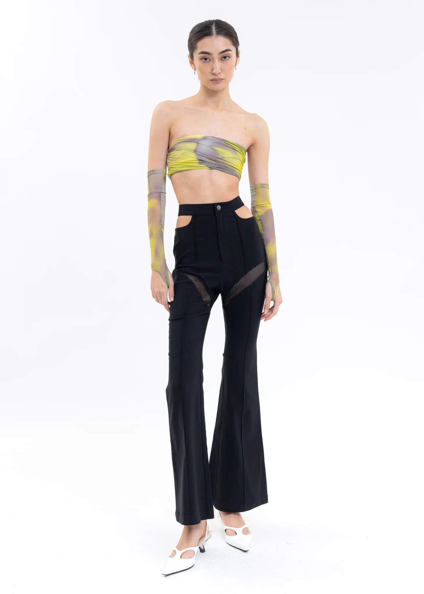 Black Cut Out Pants - Image 7