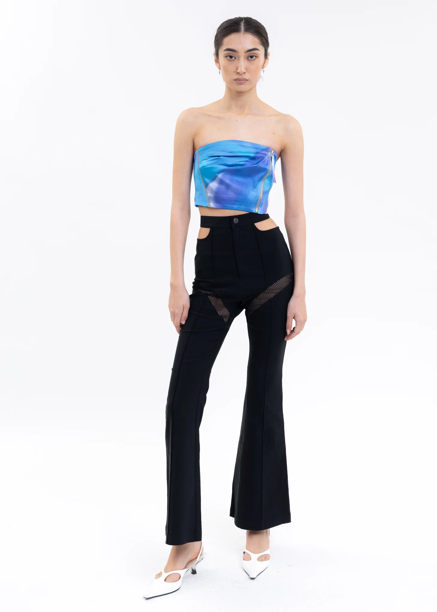 Black Cut Out Pants - Image 8