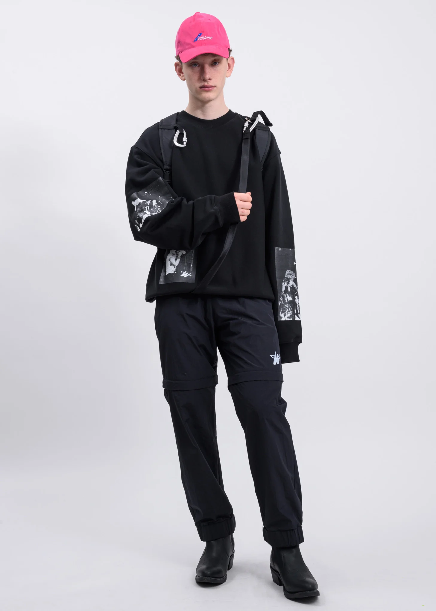 Black D-Ring Gig Sweater - Image 7