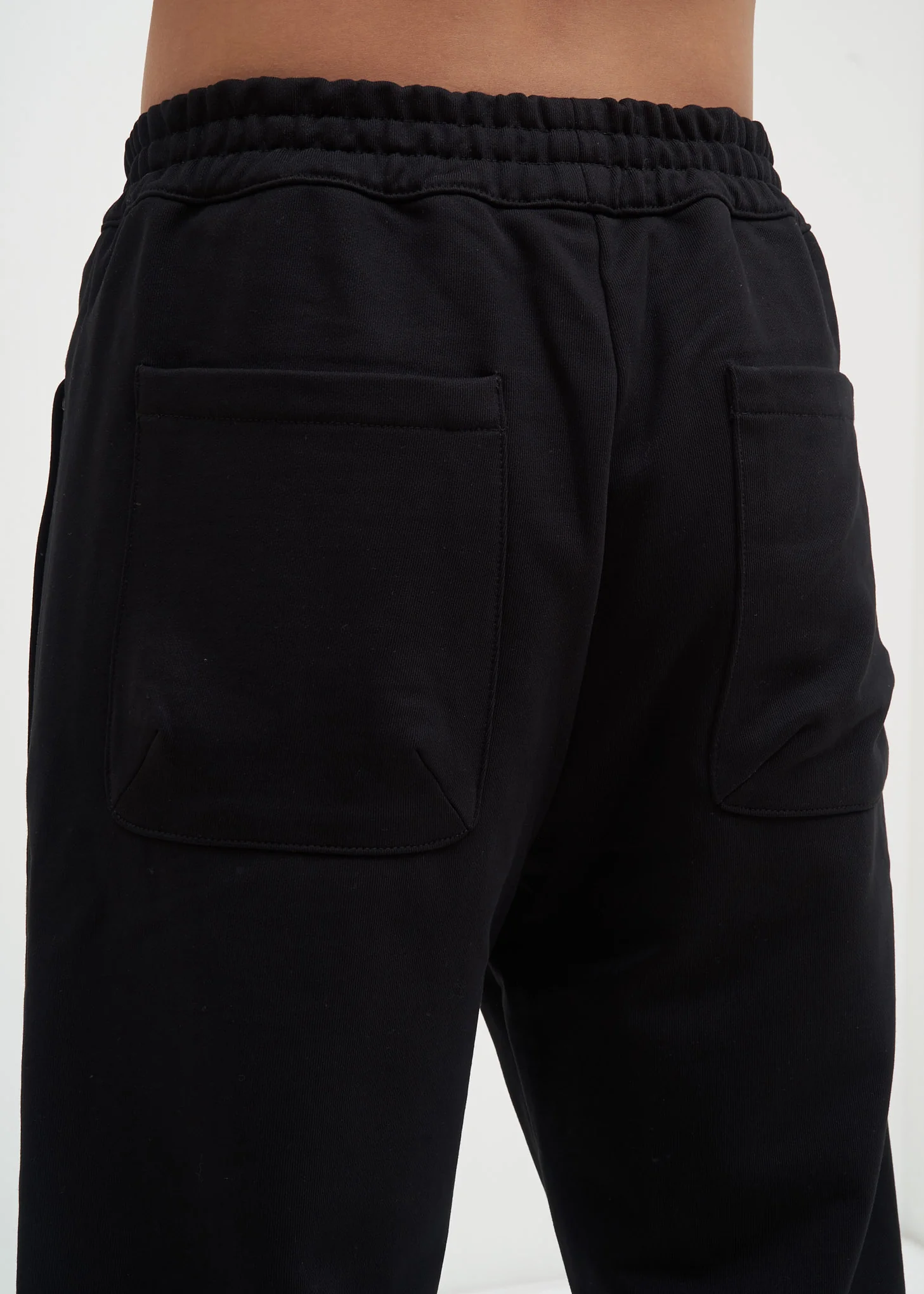Black Darted Leg Jogger - Image 3