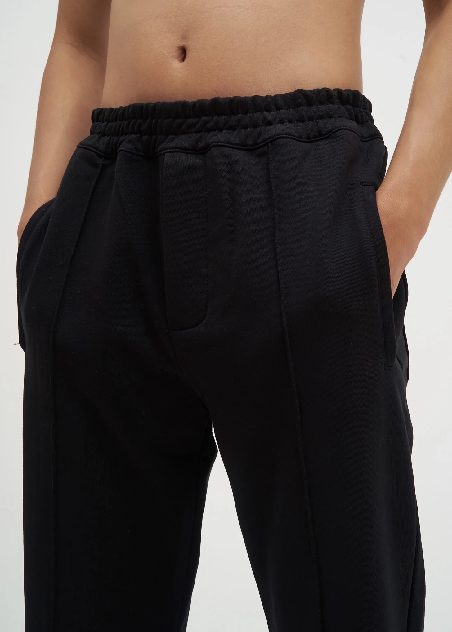 Black Darted Leg Jogger - Image 5