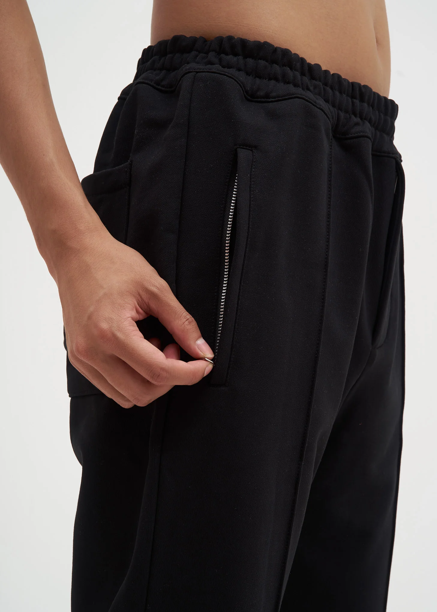 Black Darted Leg Jogger - Image 6
