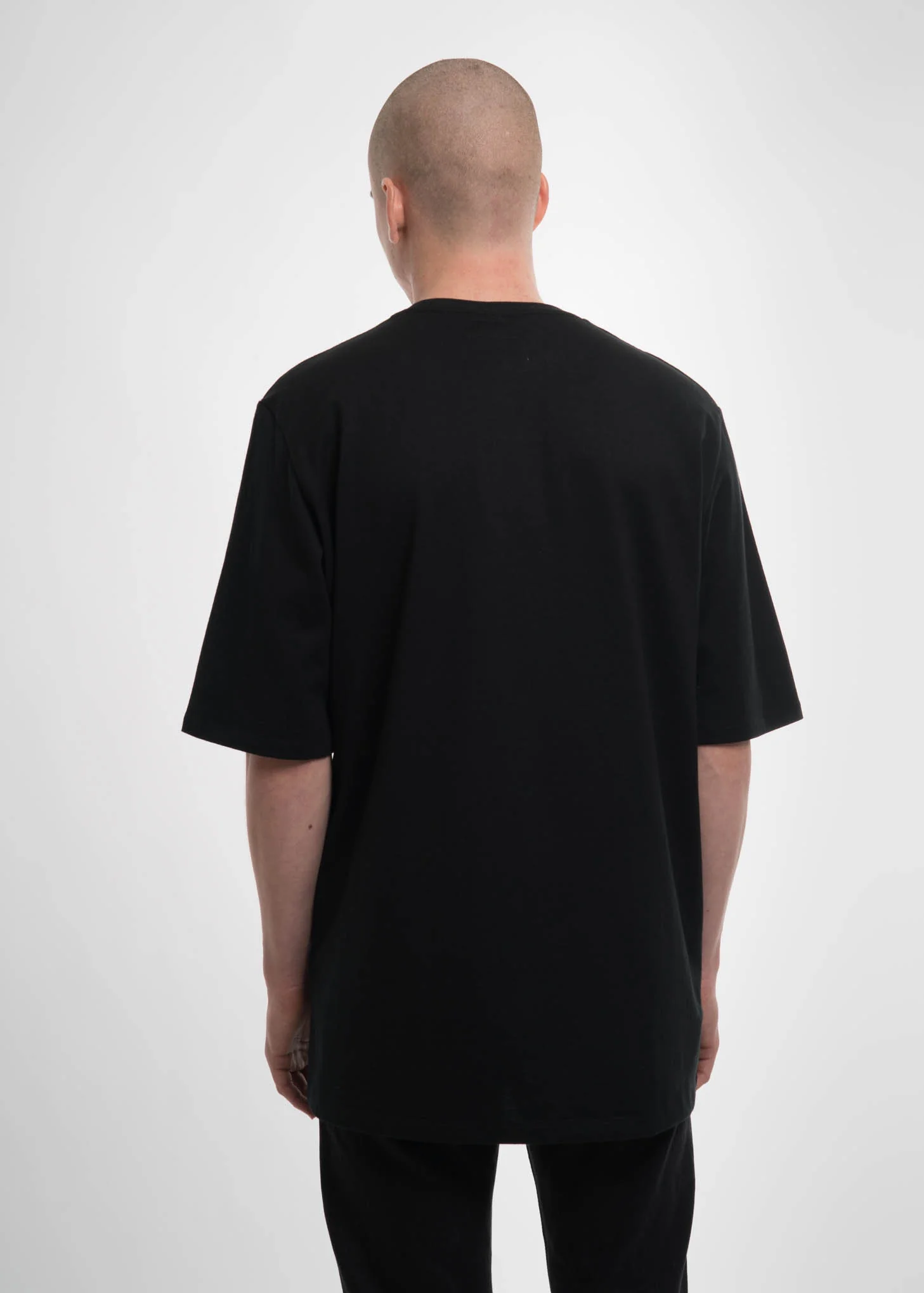 Black Deadstock Embroidery T-Shirt - Image 3
