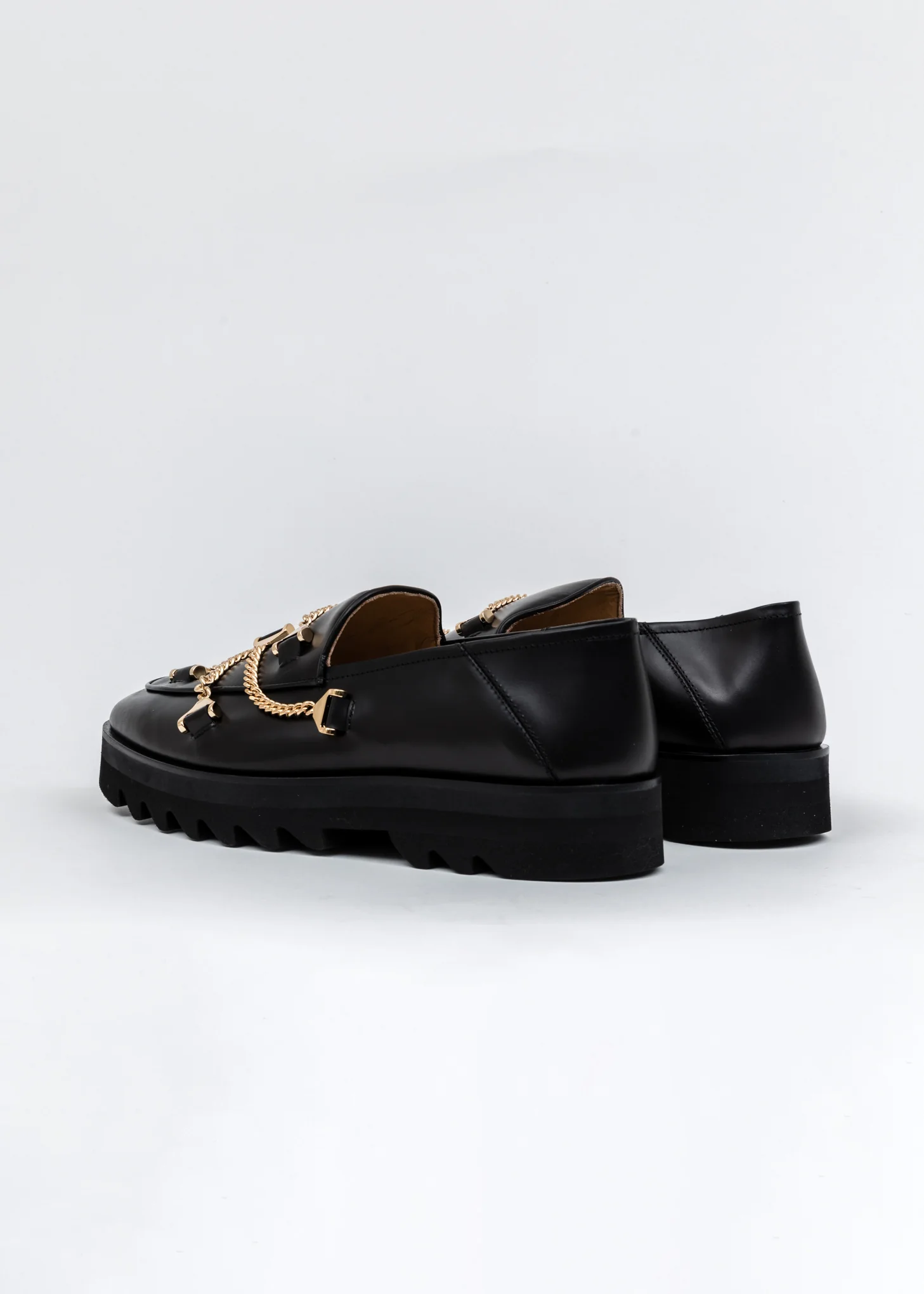 Black KIDILL × HYUSTO Debbie Leather Sole Loafer - - Image 4