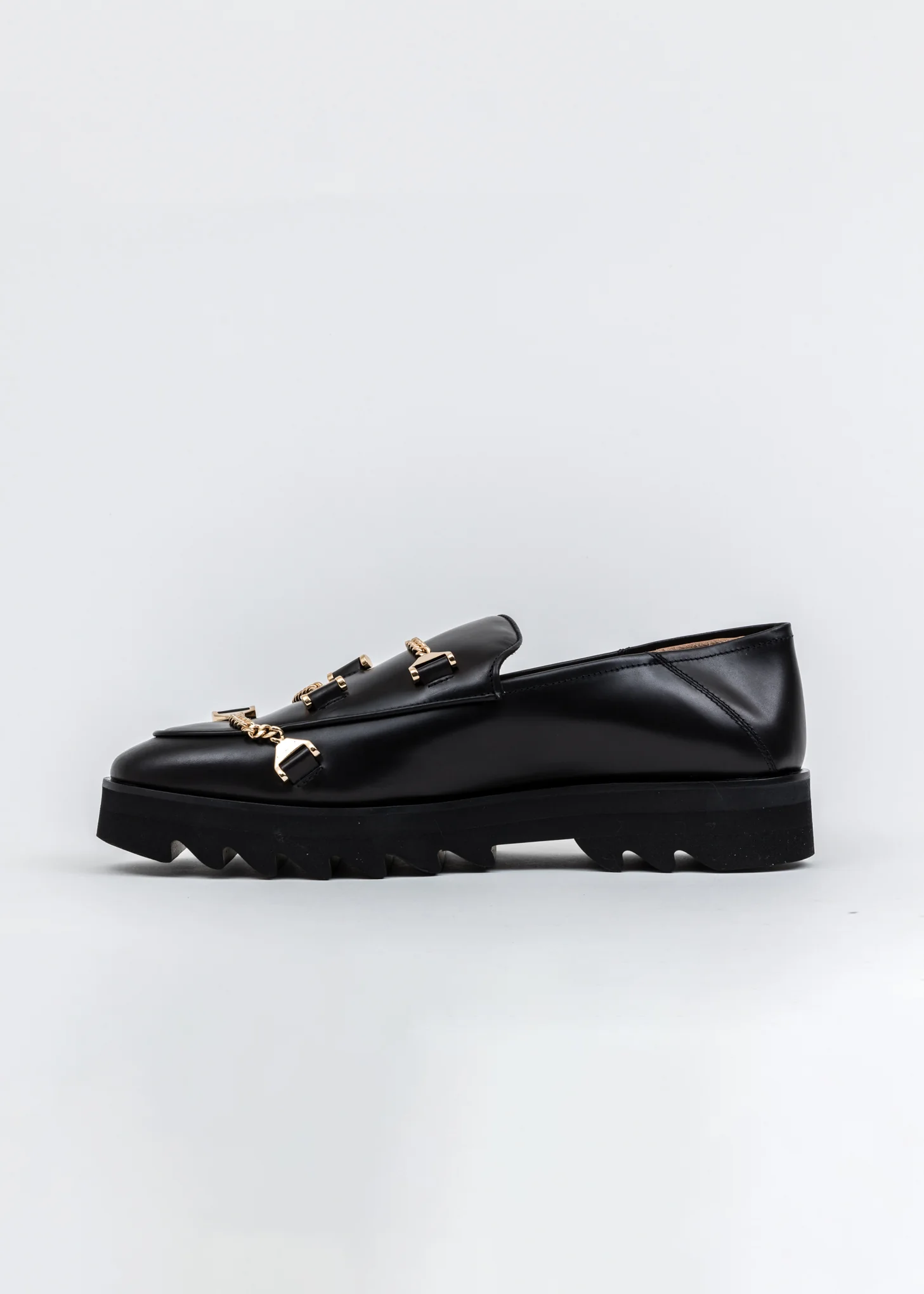 Black KIDILL × HYUSTO Debbie Leather Sole Loafer - - Image 5