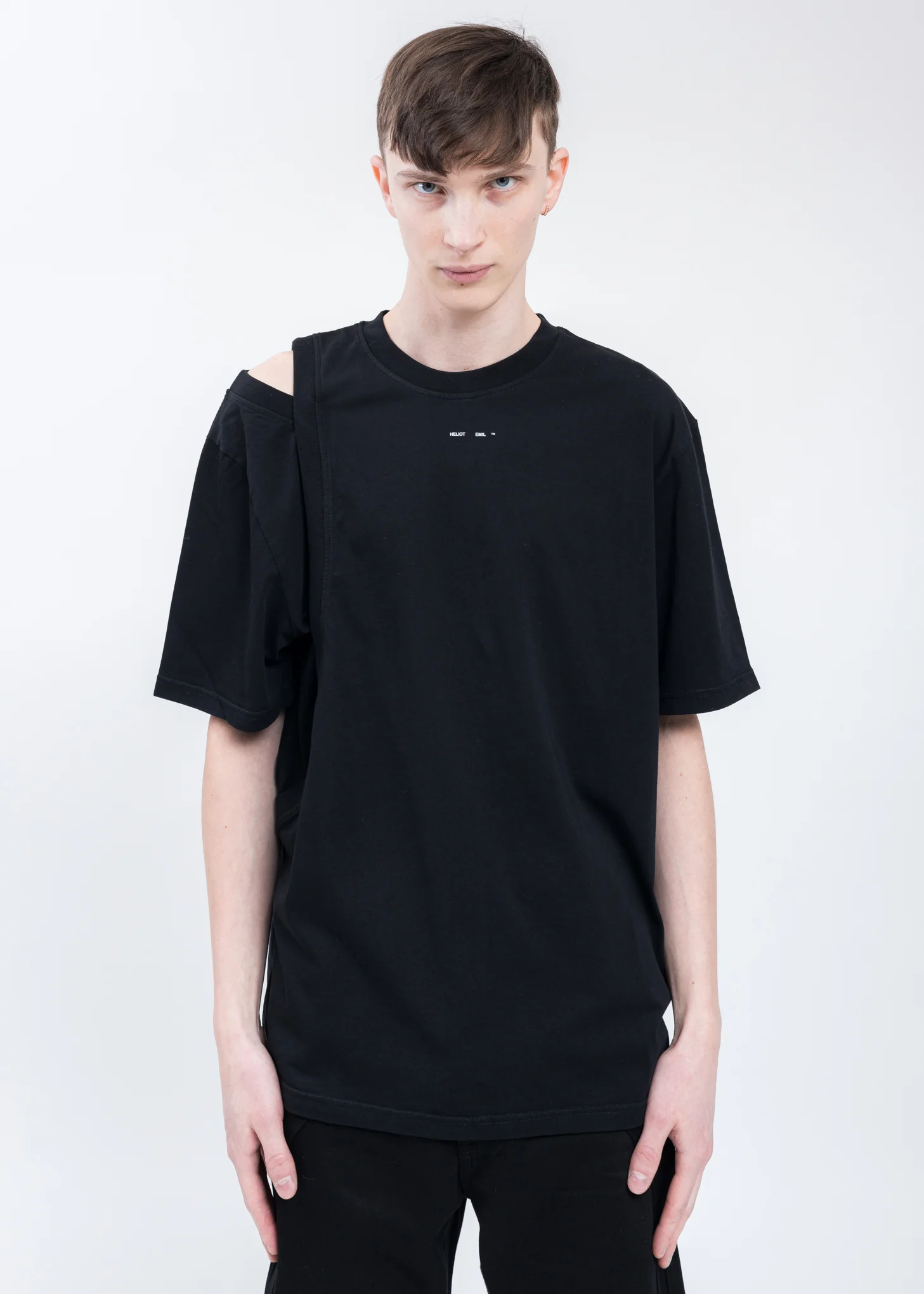 Black DECONSTRUCTED T-Shirt