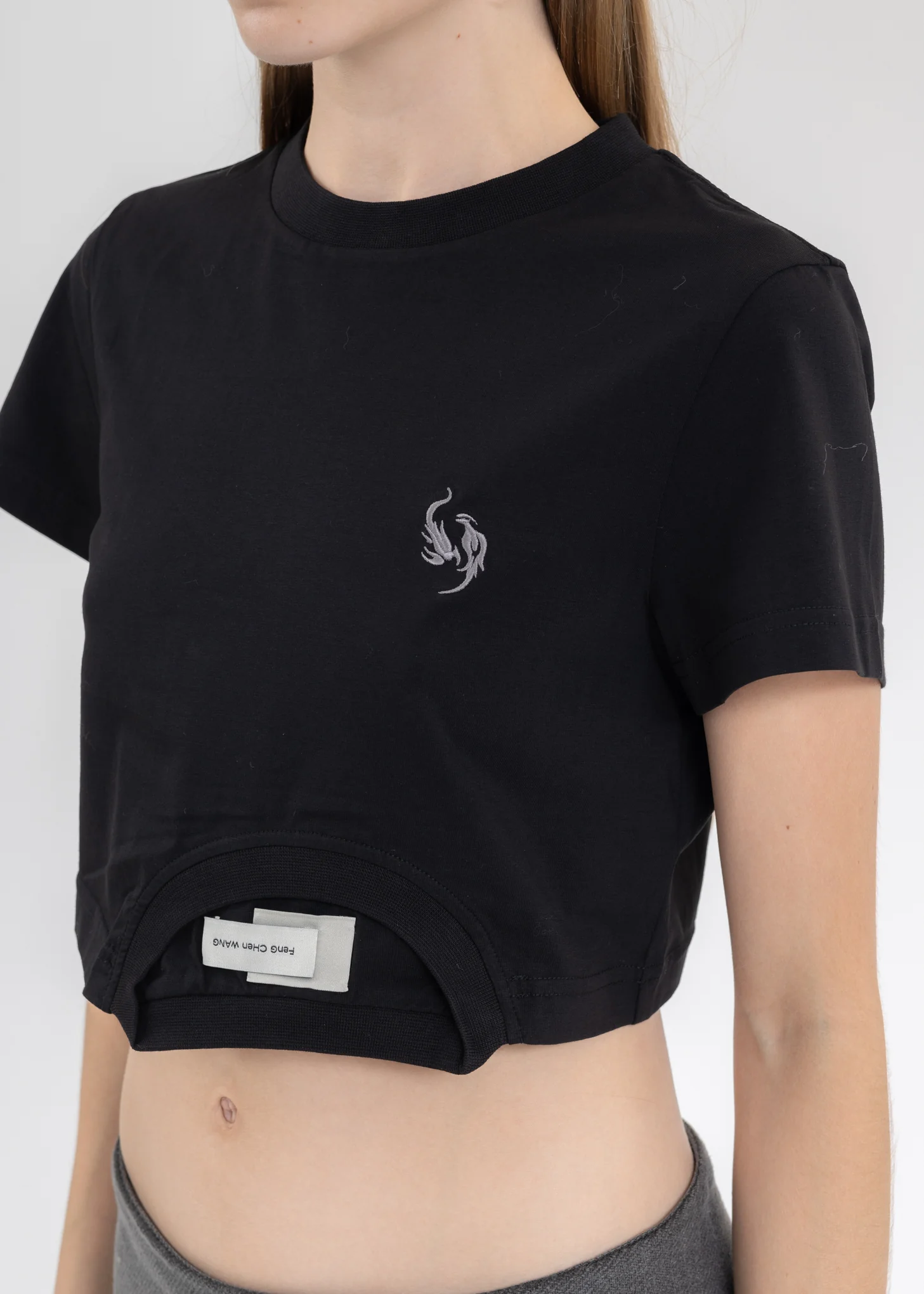 BLACK DECONSTRUCTED T-SHIRT - Image 4