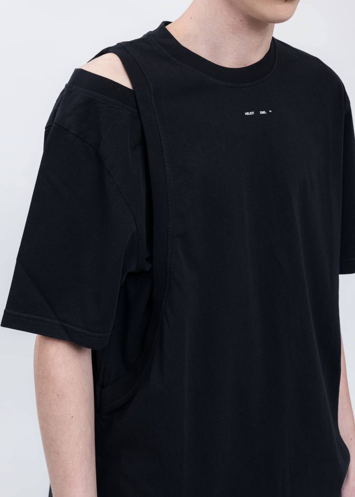Black DECONSTRUCTED T-Shirt - Image 2